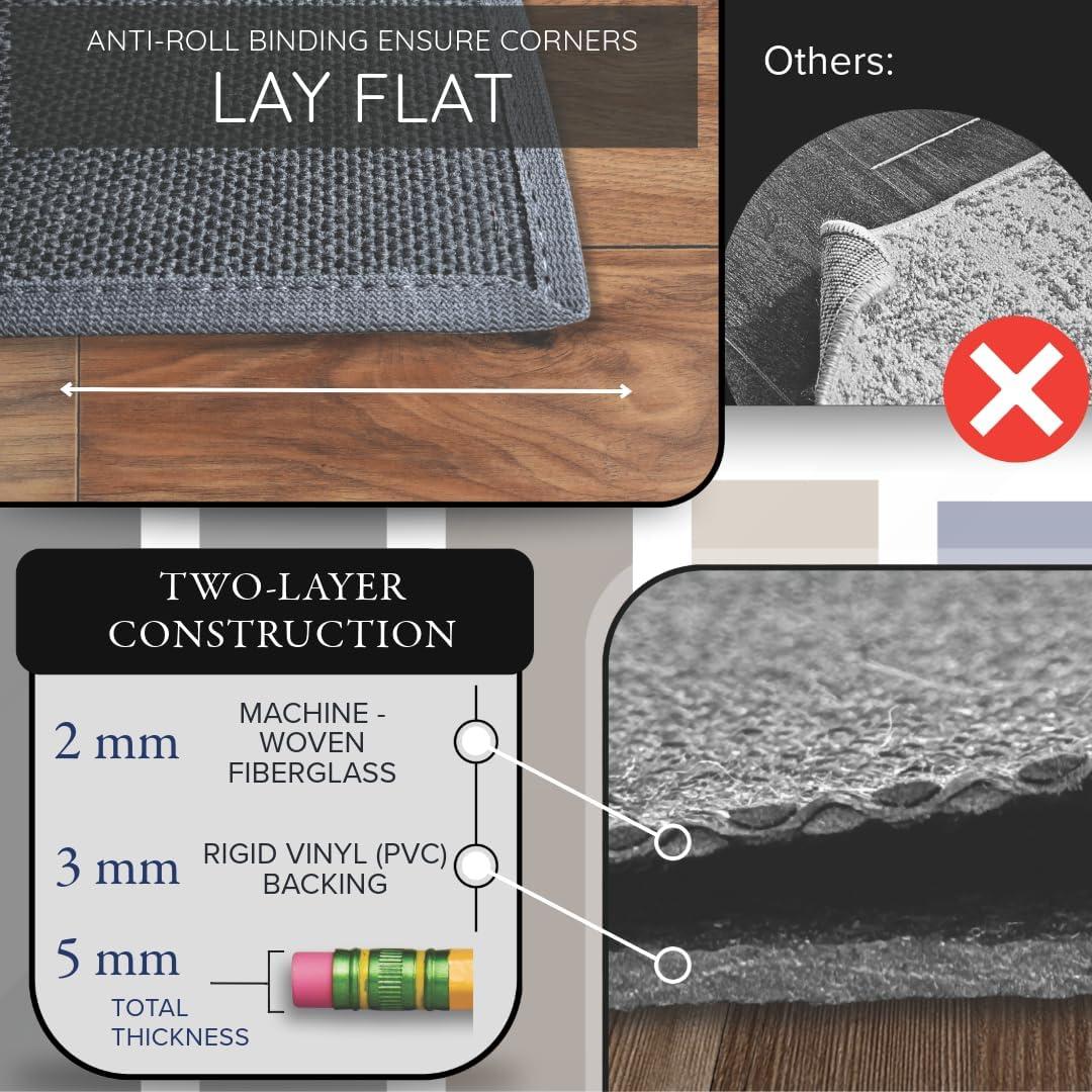 Alfombra Semicircular Guardian Beige 5' Ignífuga - 1000 °F