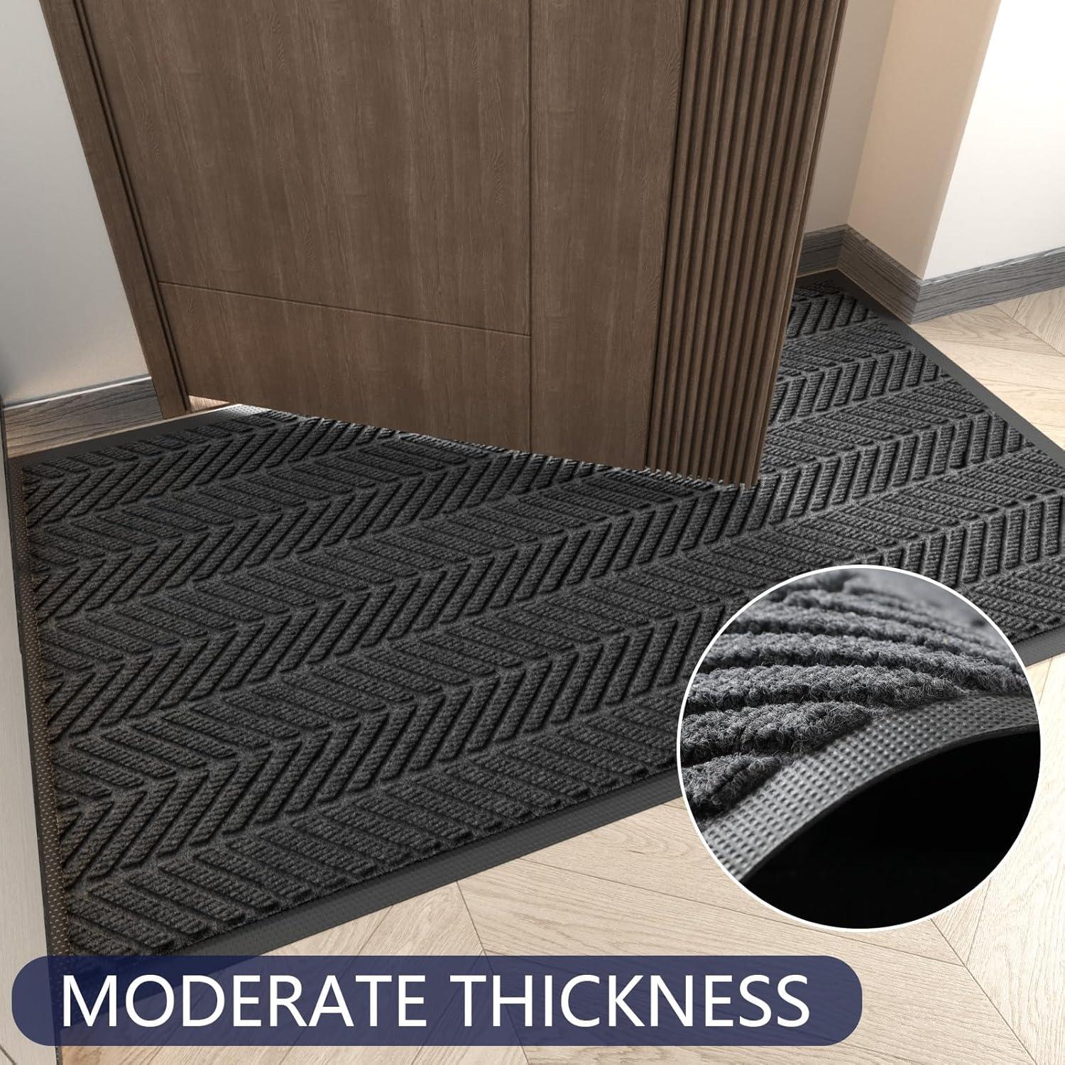 Alfombra Comercial Antideslizante FSL Dormts 0.61x1.22m Gris