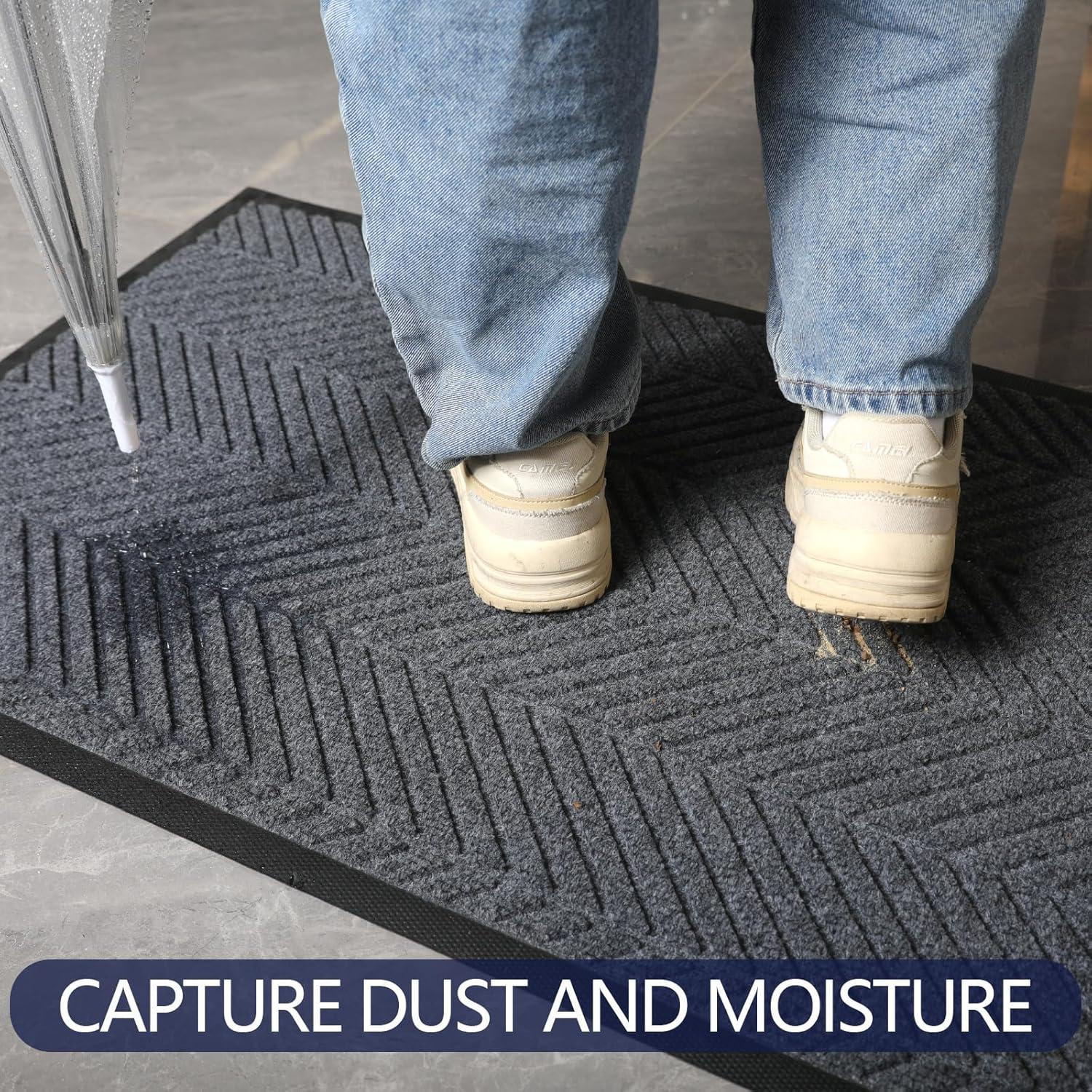 Alfombra Comercial Antideslizante FSL Dormts 0.61x1.22m Gris