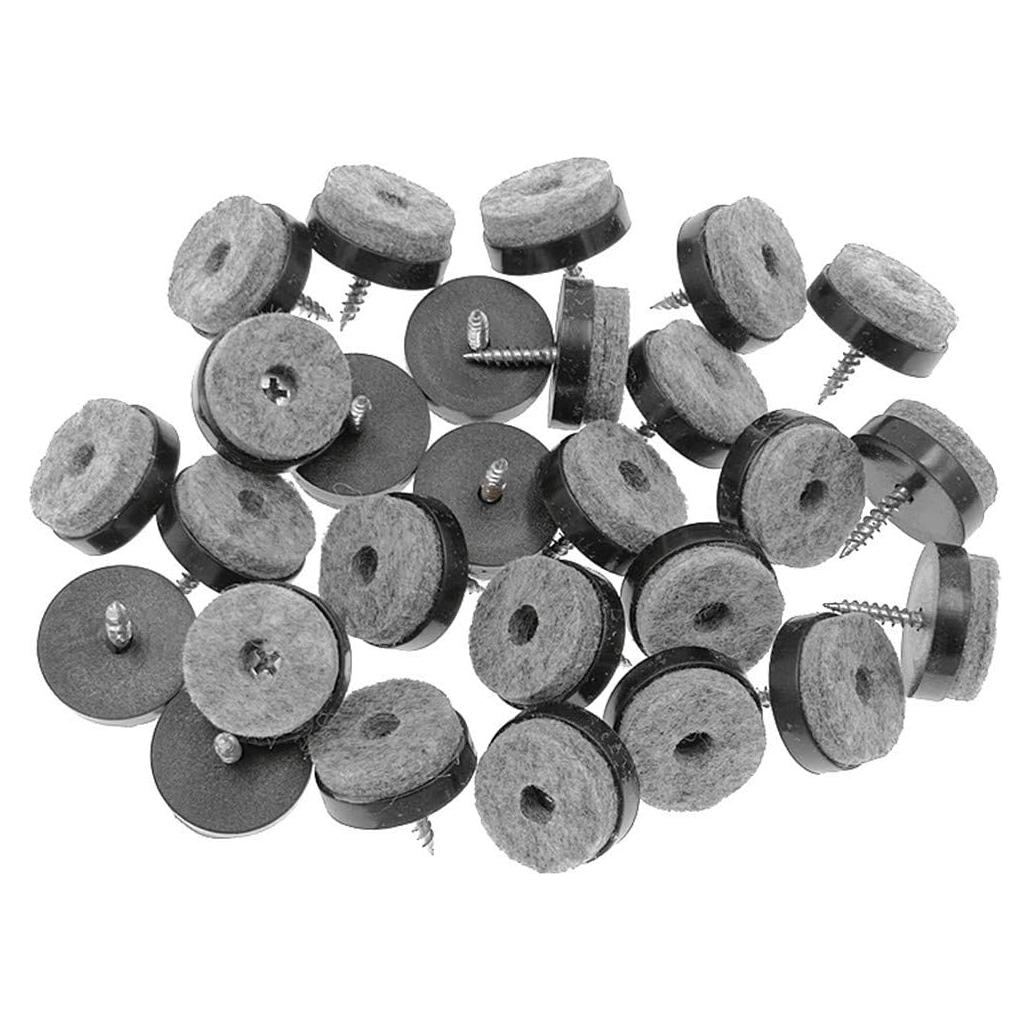 Almohadillas de Fieltro para Muebles Alimitopia 40pcs 24mm