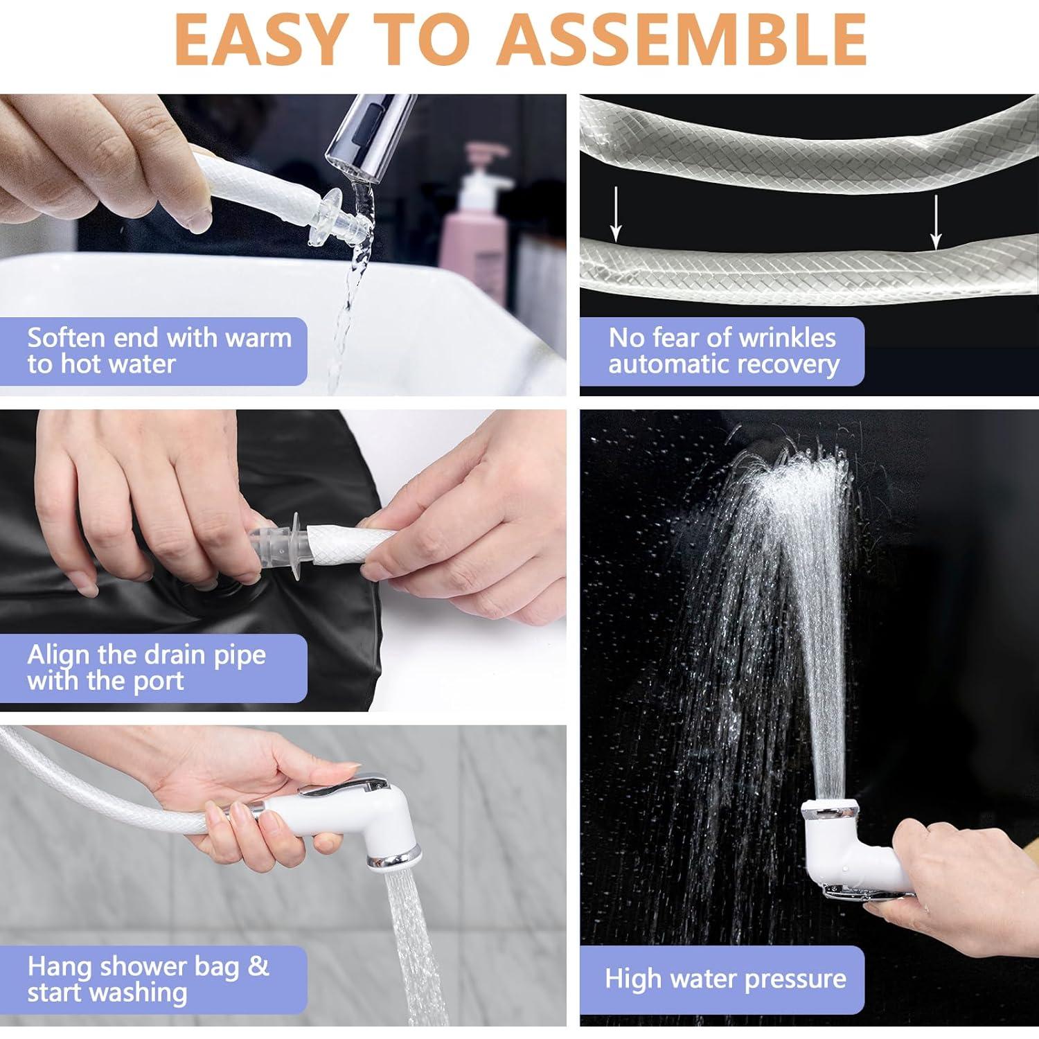 Bolsa de Agua para Ducha LOKFEHRE 9.46L para Cama