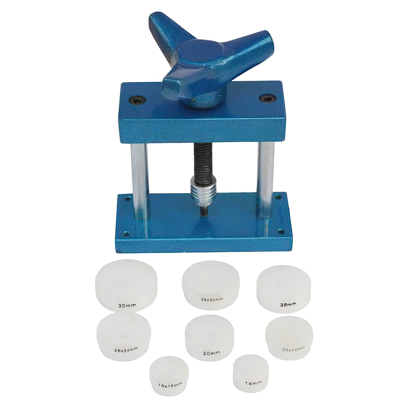 Prensa de Cristal para Reloj FindingKing con 7 Troqueles