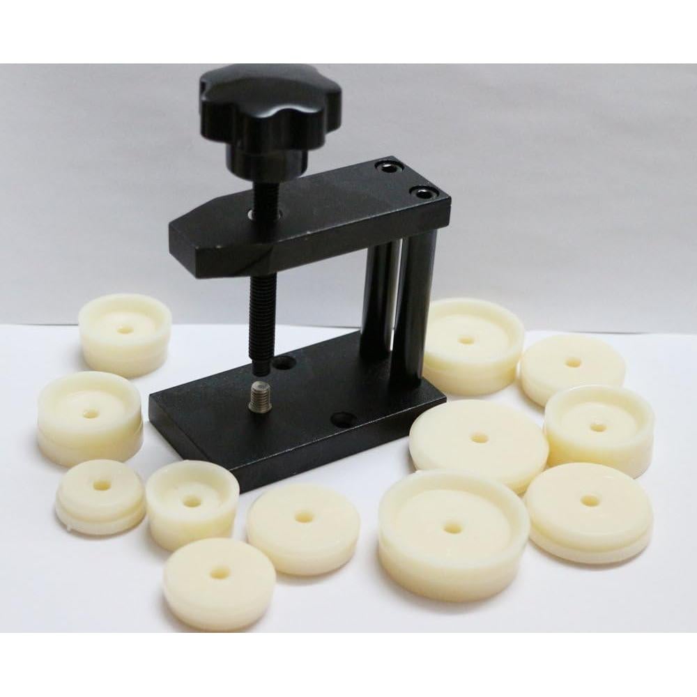 Prensa de Caso OTOOLWORLD con 12 Troqueles para Relojes