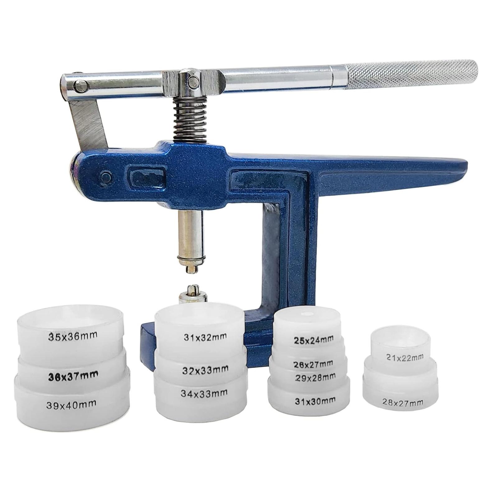 Herramienta de Prensa de Cristal RJS con 12 Troqueles de Nylon 24-40mm