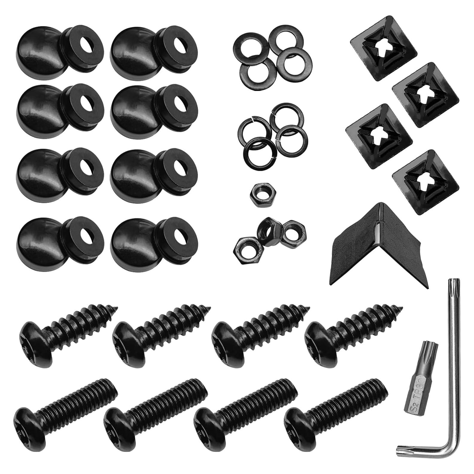 Kits de Tornillos de Seguridad Icyhaws M6 para Placas de Licencia