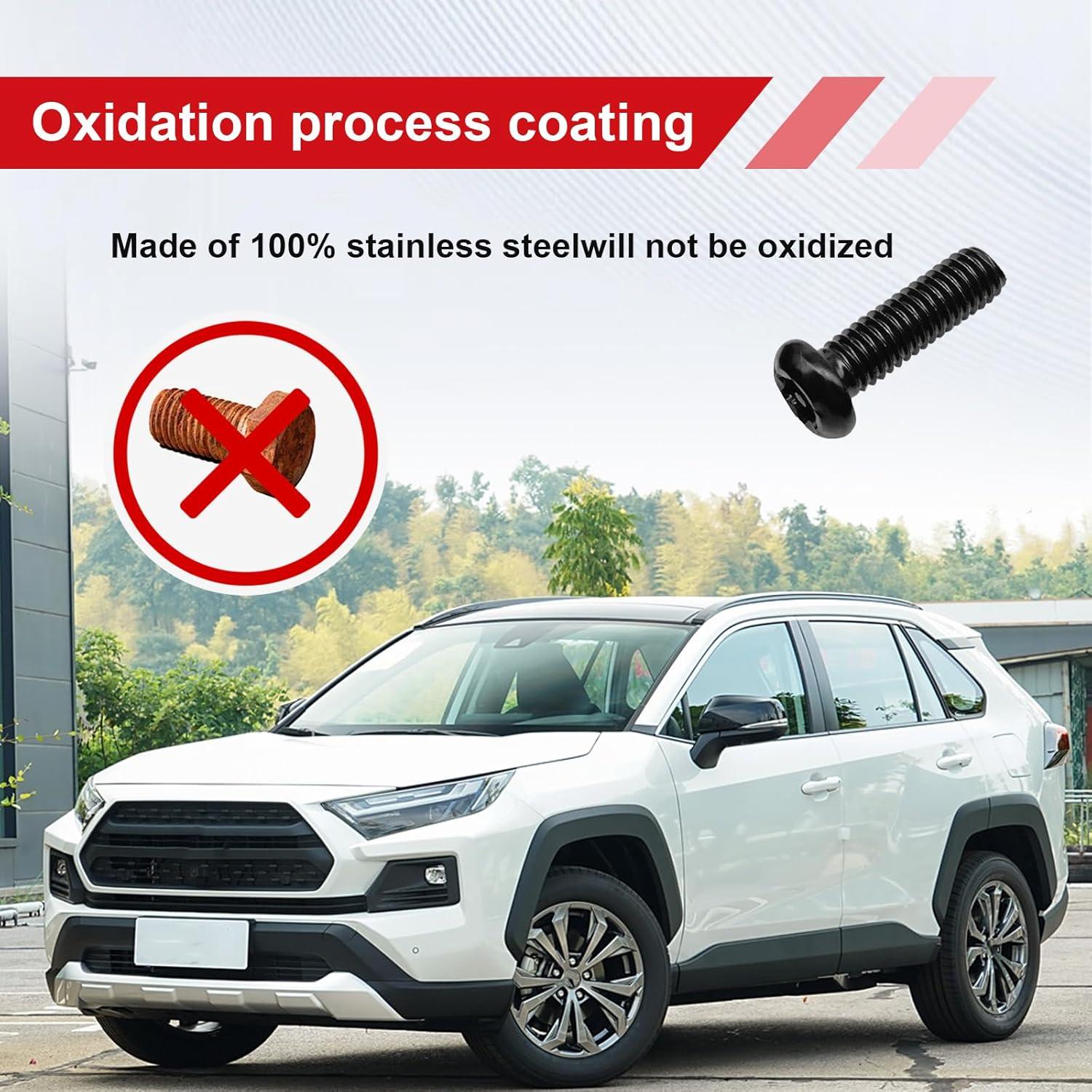 Kits de Tornillos de Seguridad Icyhaws M6 para Placas de Licencia