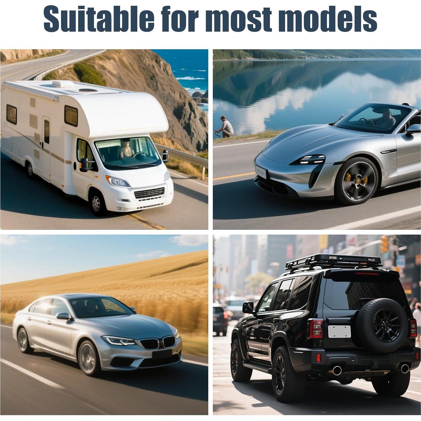 Kit de Tornillos Antirrobo RAINFLOW para Placas de Licencia