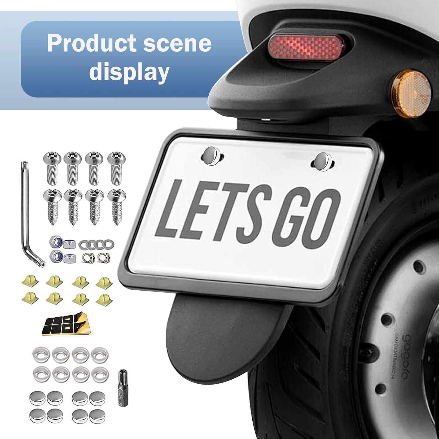 Kits de Tornillos de Seguridad Opuweiy para Placas de Matrícula