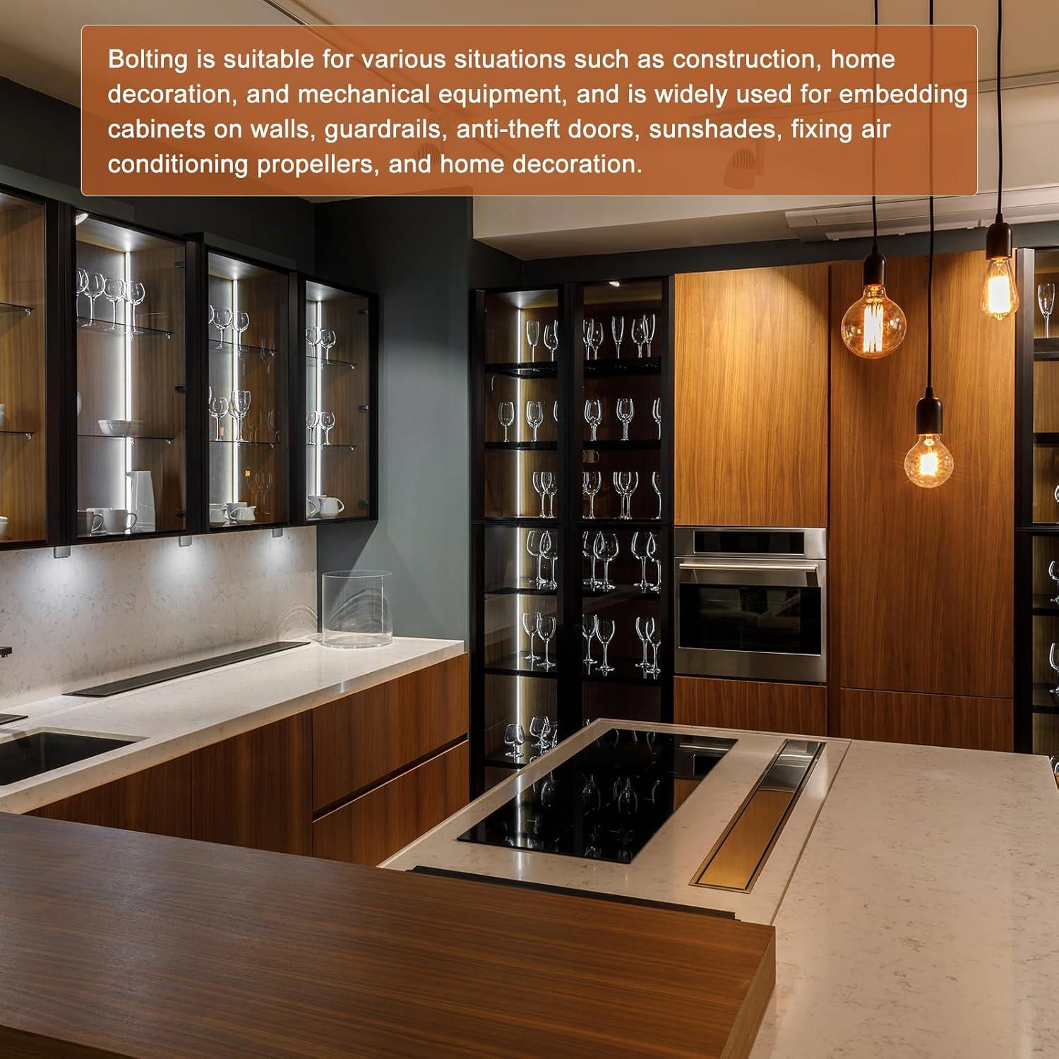 Tornillos de Expansión M10 x 70mm Acero Inoxidable 304 - Paquete de 4