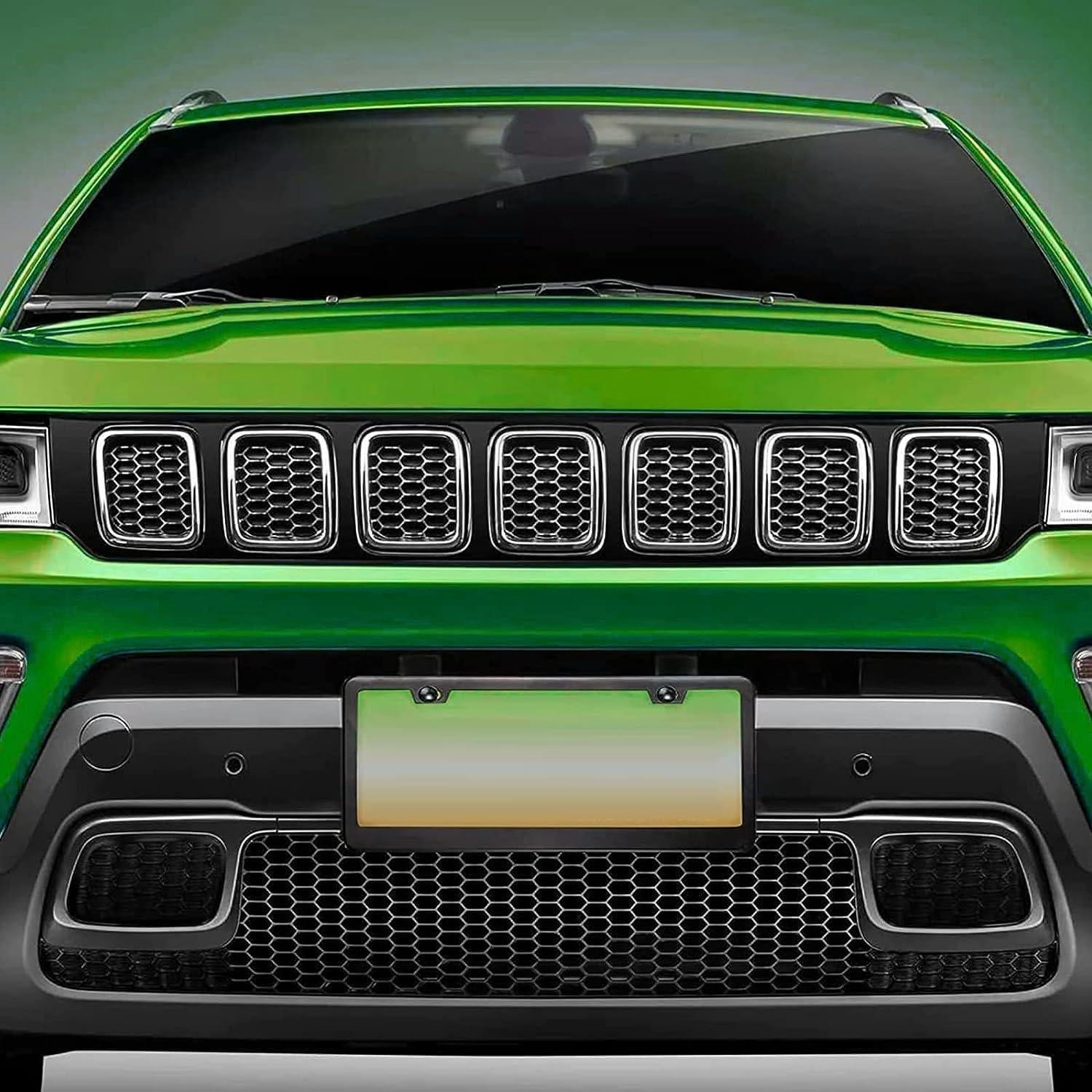 8 Tornillos Antivibración y Antirrobo QODOLSI para Placas de Matrícula