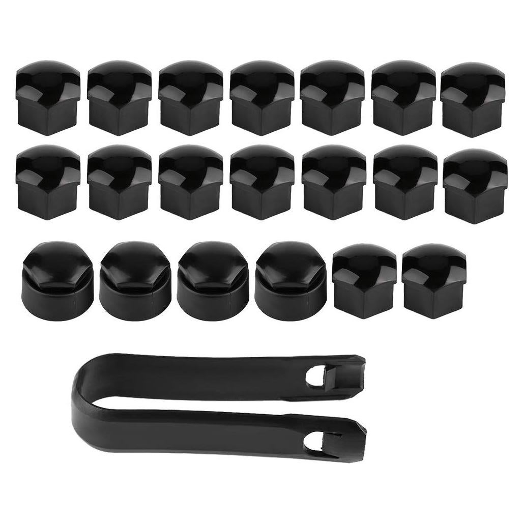 Cubiertas de tuerca de rueda Dweekiy 20pcs 17mm antirrobo