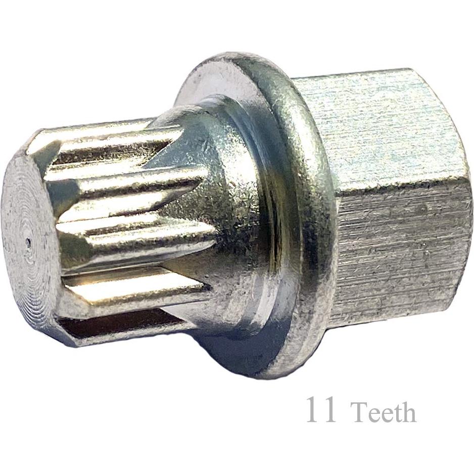 Adaptador de llave de tuerca de bloqueo de rueda antirrobo 11 splines VW Audi