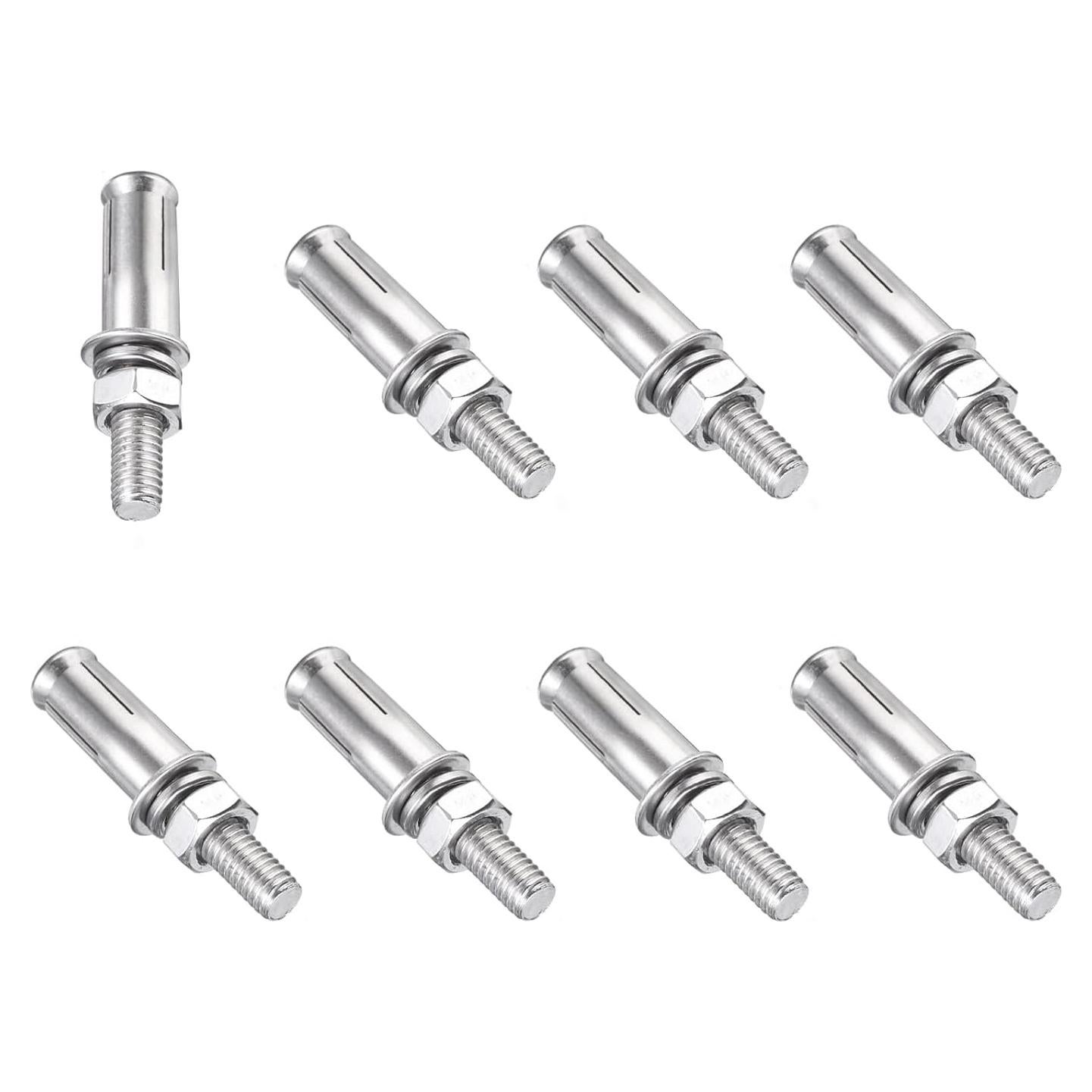 Tornillos de Expansión PATIKIL M8 x 50mm Acero Inoxidable 8Pcs