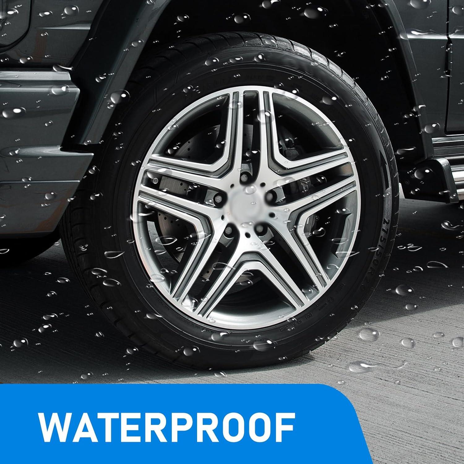 Cubiertas de Tuercas de Rueda Anyhut 17mm Plata - 21 Piezas