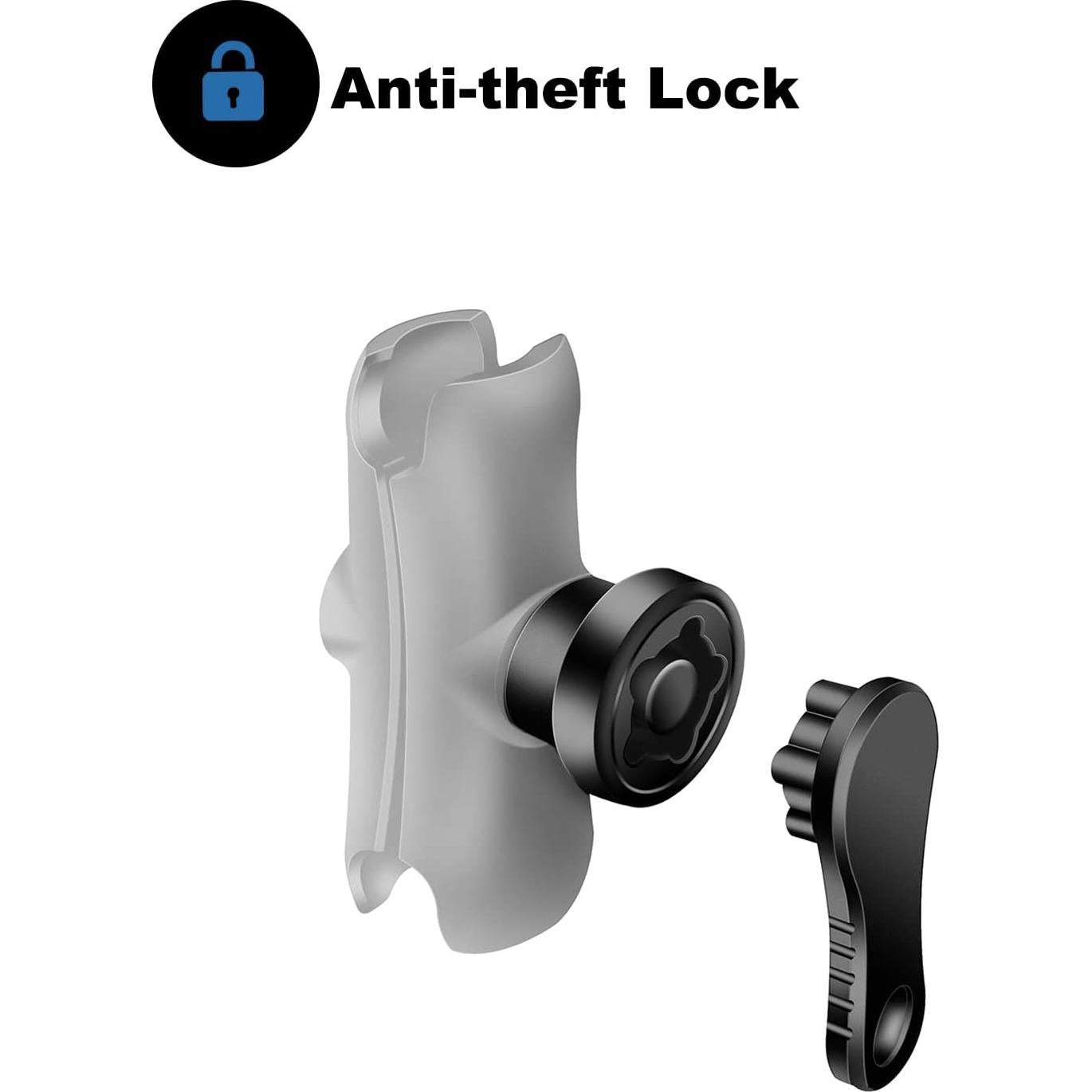 Cerradura Antirrobo iMESTOU para Soporte de Teléfono RAM