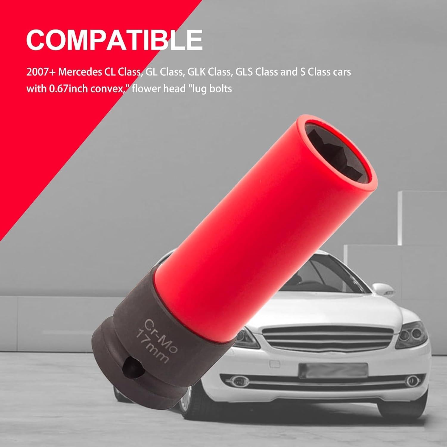 Tornillo de Seguridad Antirrobo para Neumáticos Crynod 17mm