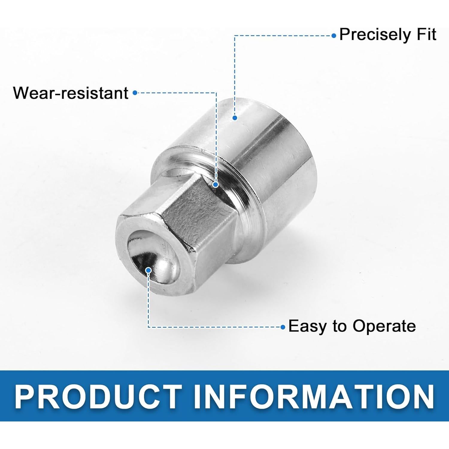 Tuerca de bloqueo de rueda A ABSOPRO 22.86 mm para Porsche
