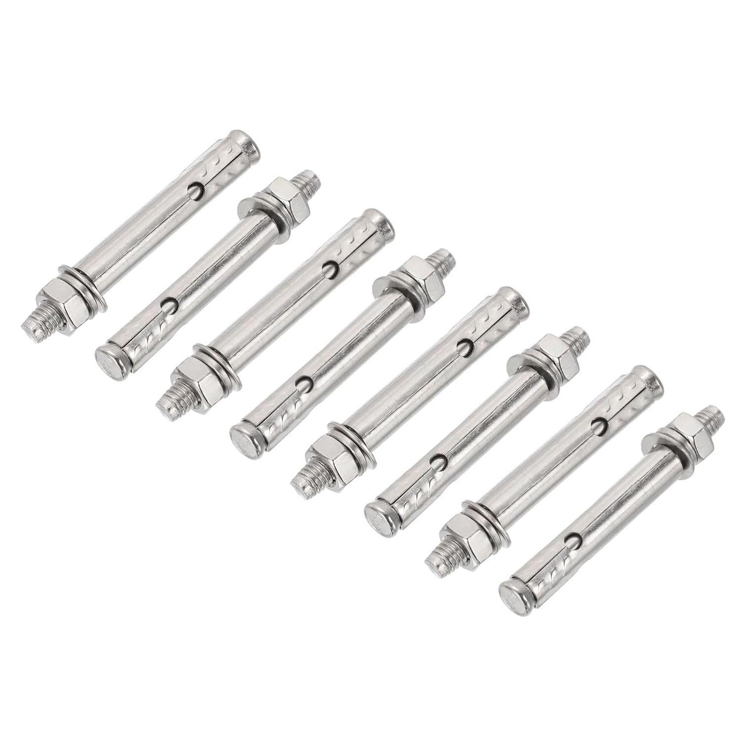 Tornillos de Expansión Acero Inoxidable 304 PATIKIL M6 60mm 8 Pcs