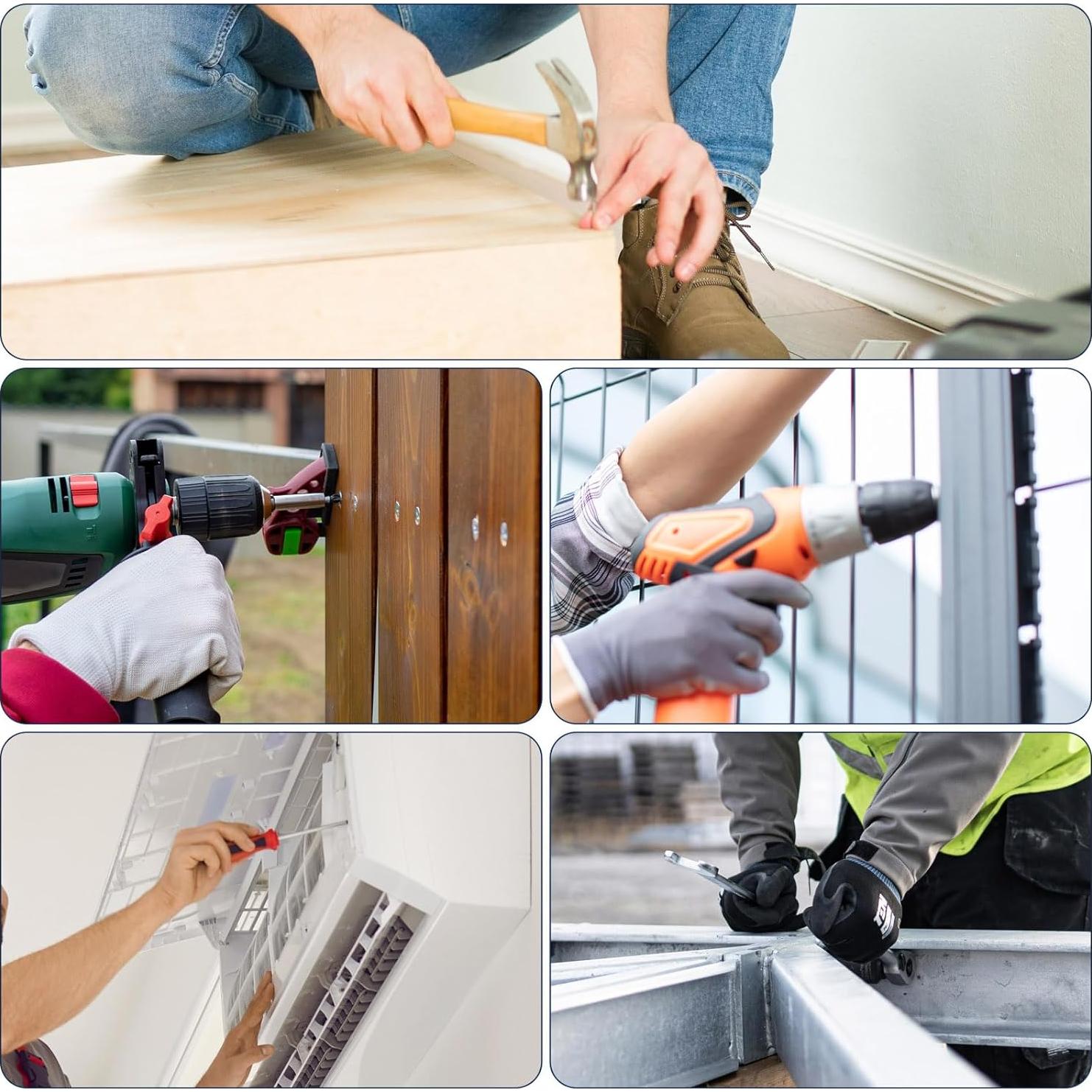 Tornillos de Expansión Acero Inoxidable 304 PATIKIL M6 60mm 8 Pcs