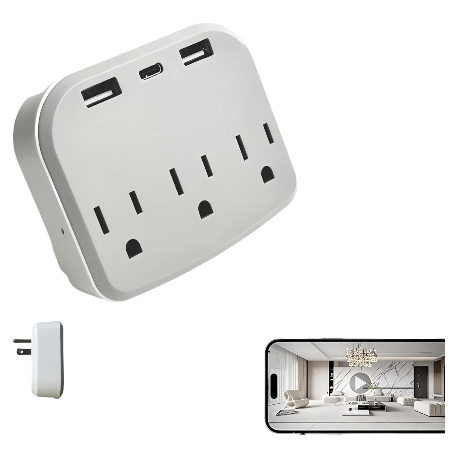 Cámara de Seguridad Interior ULar 4K HD WiFi con Detección de Movimiento