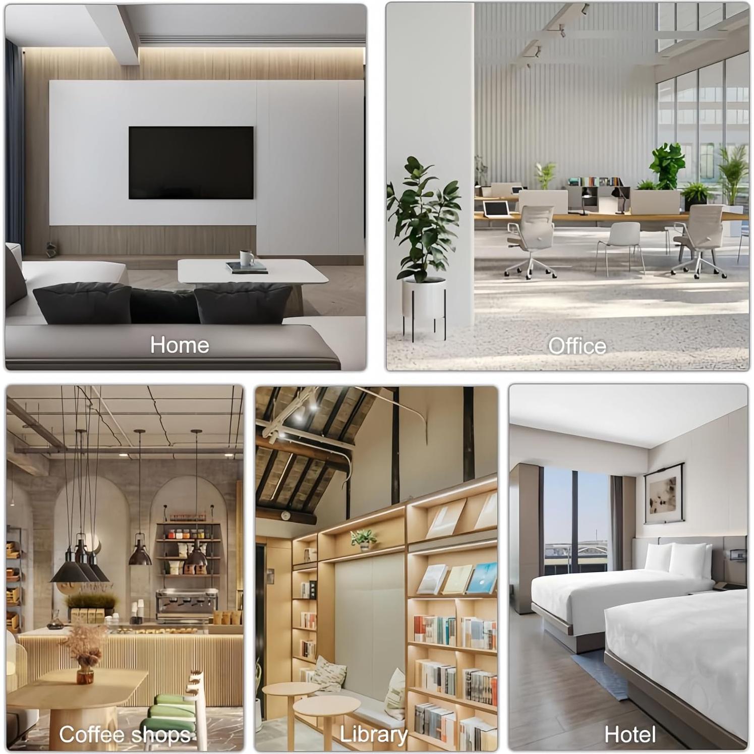 Cámara de Seguridad Interior ULar 4K HD WiFi con Detección de Movimiento