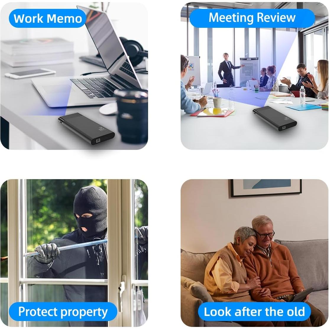 Cámara Espía Oculta LIZVIE 10000mAh Full HD 1080P WiFi