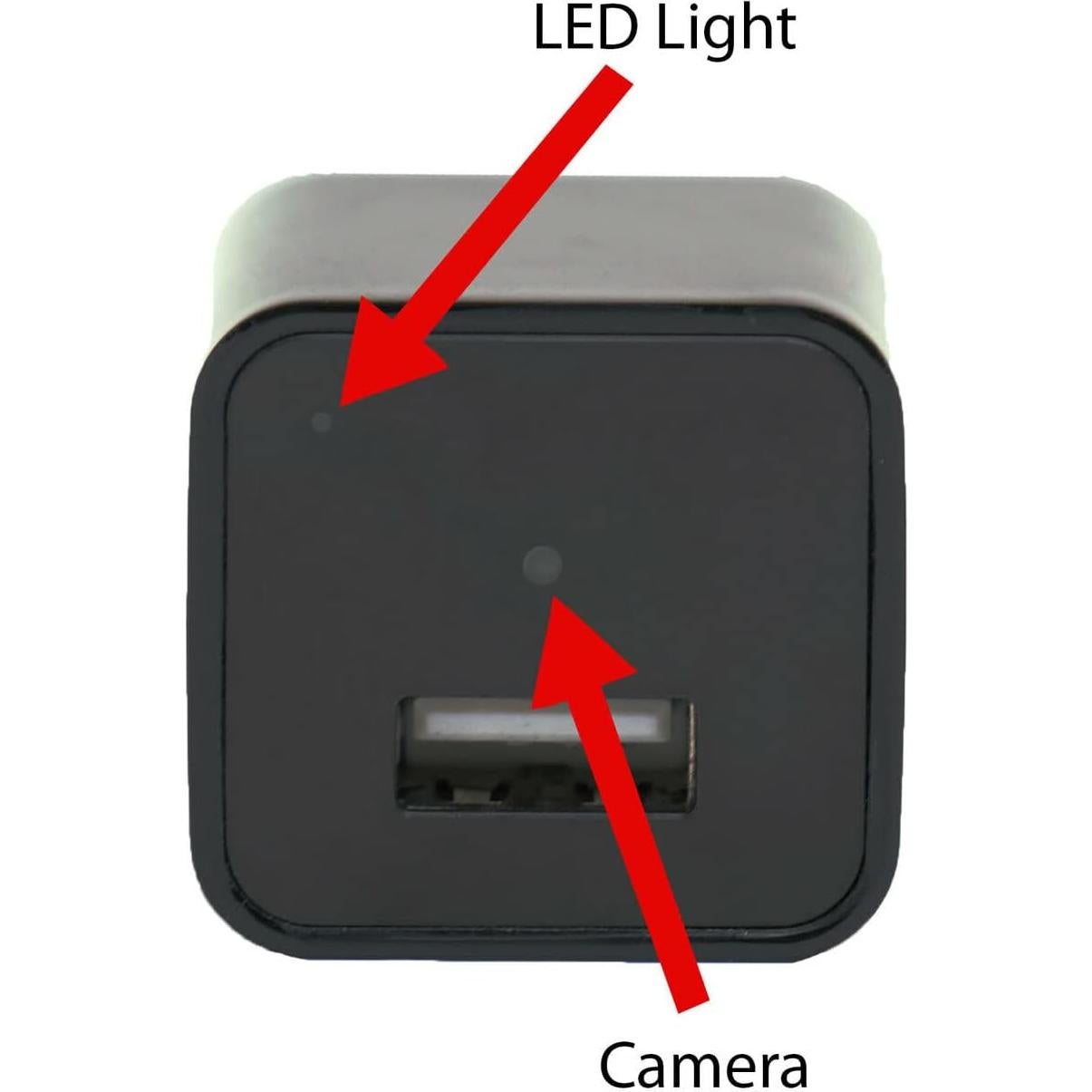 Cámara Oculta 1080P SPY ASSOCIATES con Cargador USB y Sensor de Movimiento