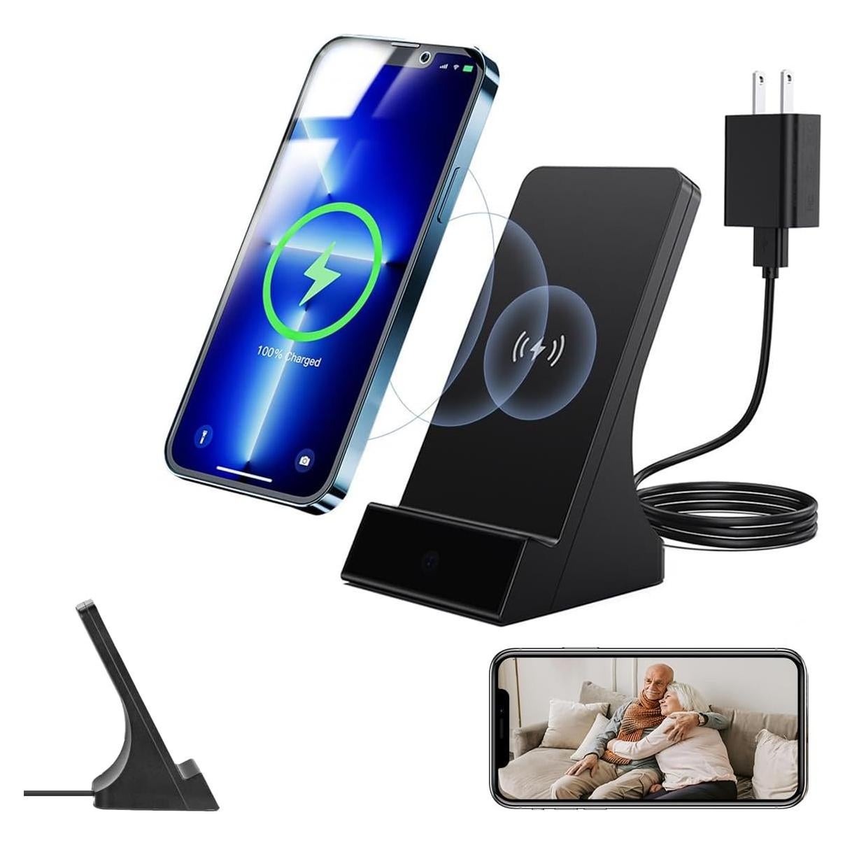 Cargador de Teléfono LIZVIE con Cámara Oculta 1080P HD