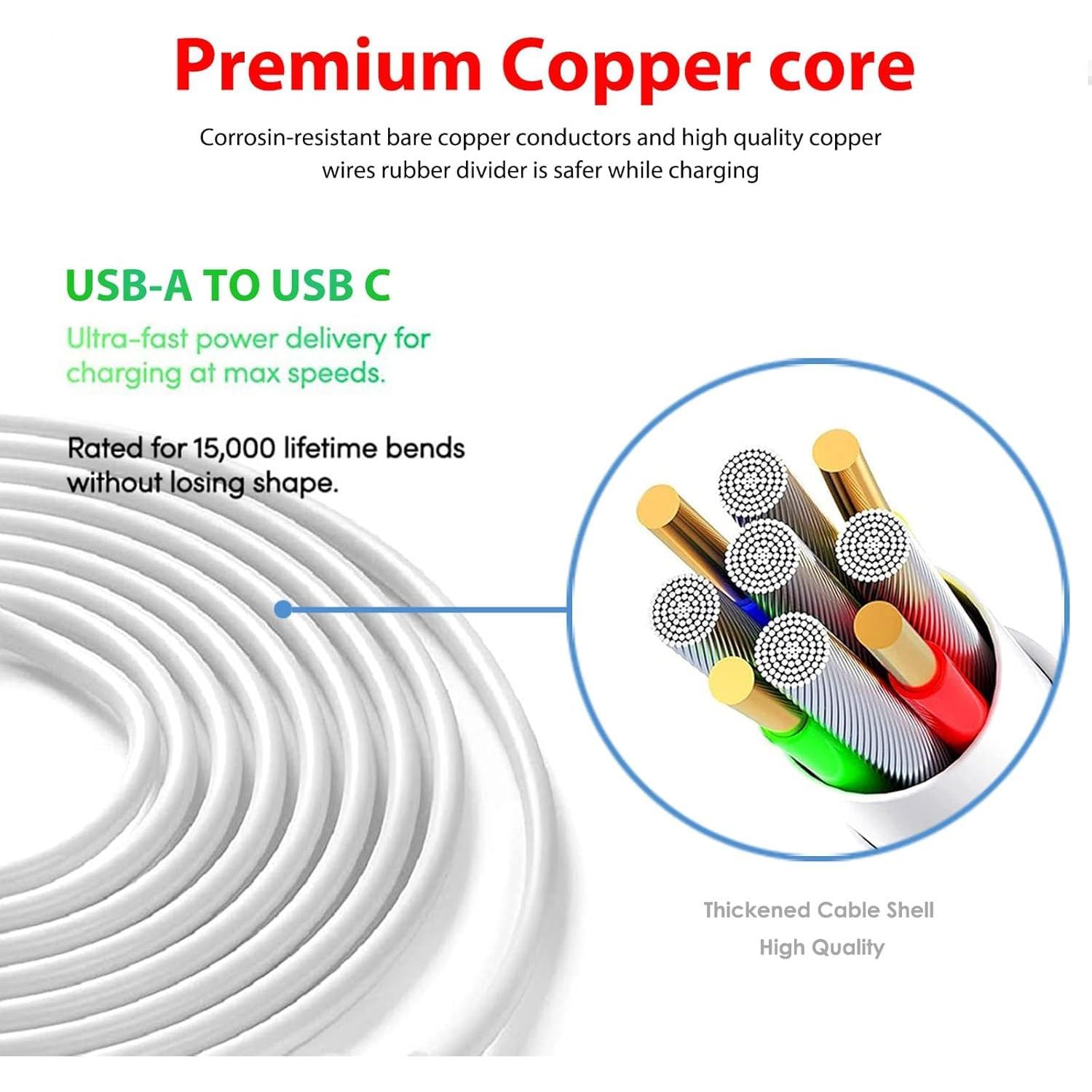 Paquete de 2 Cargadores USB C 3m para Cámaras Arlo y Blink