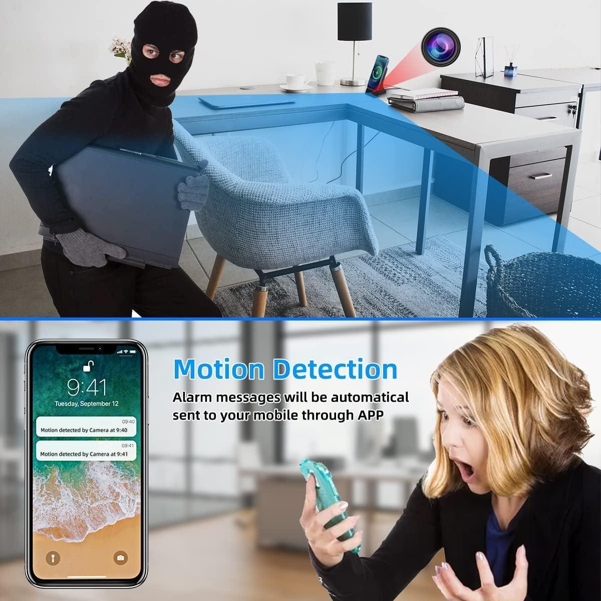 Cargador Inalámbrico LIZVIE con Cámara Oculta 1080P