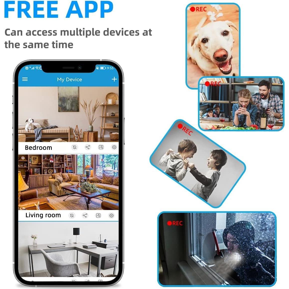 Cargador Inalámbrico LIZVIE con Cámara Oculta 1080P