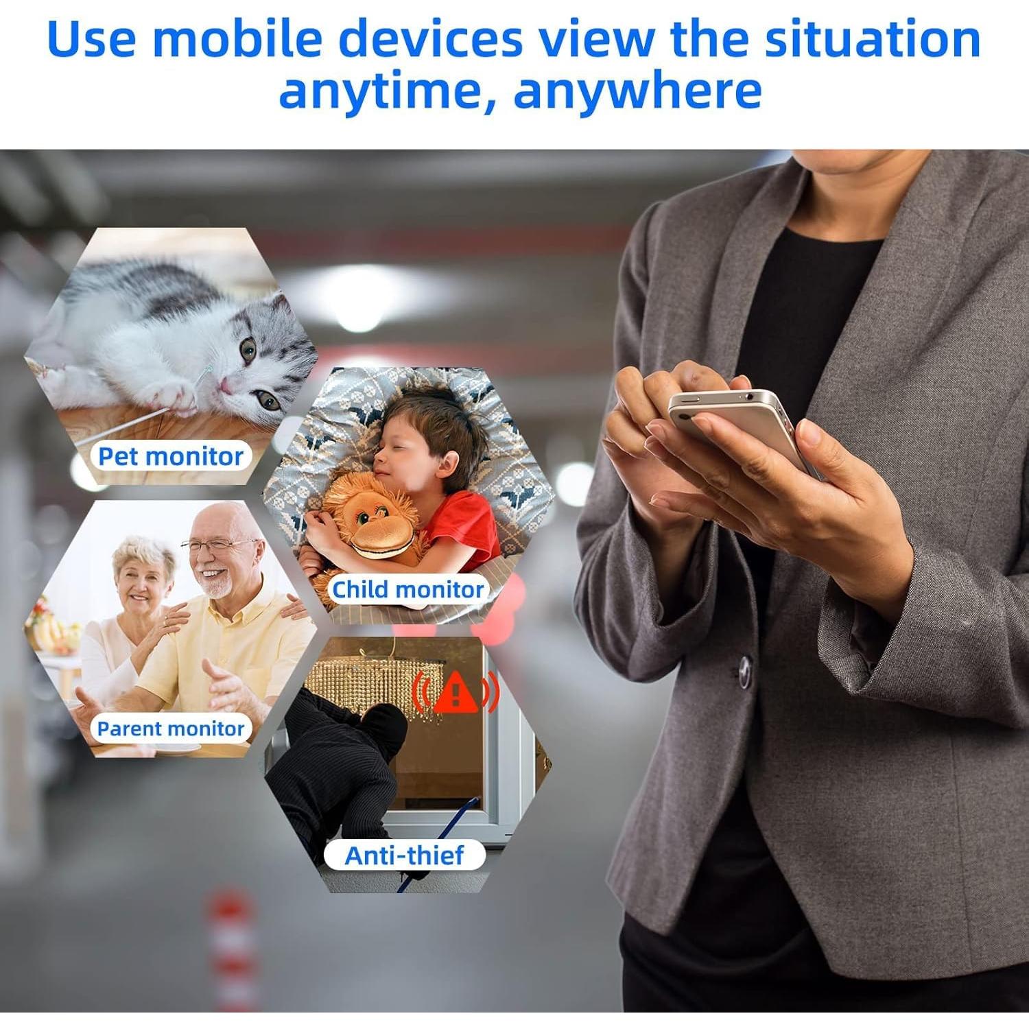 Cargador Inalámbrico LIZVIE con Cámara Oculta 1080P