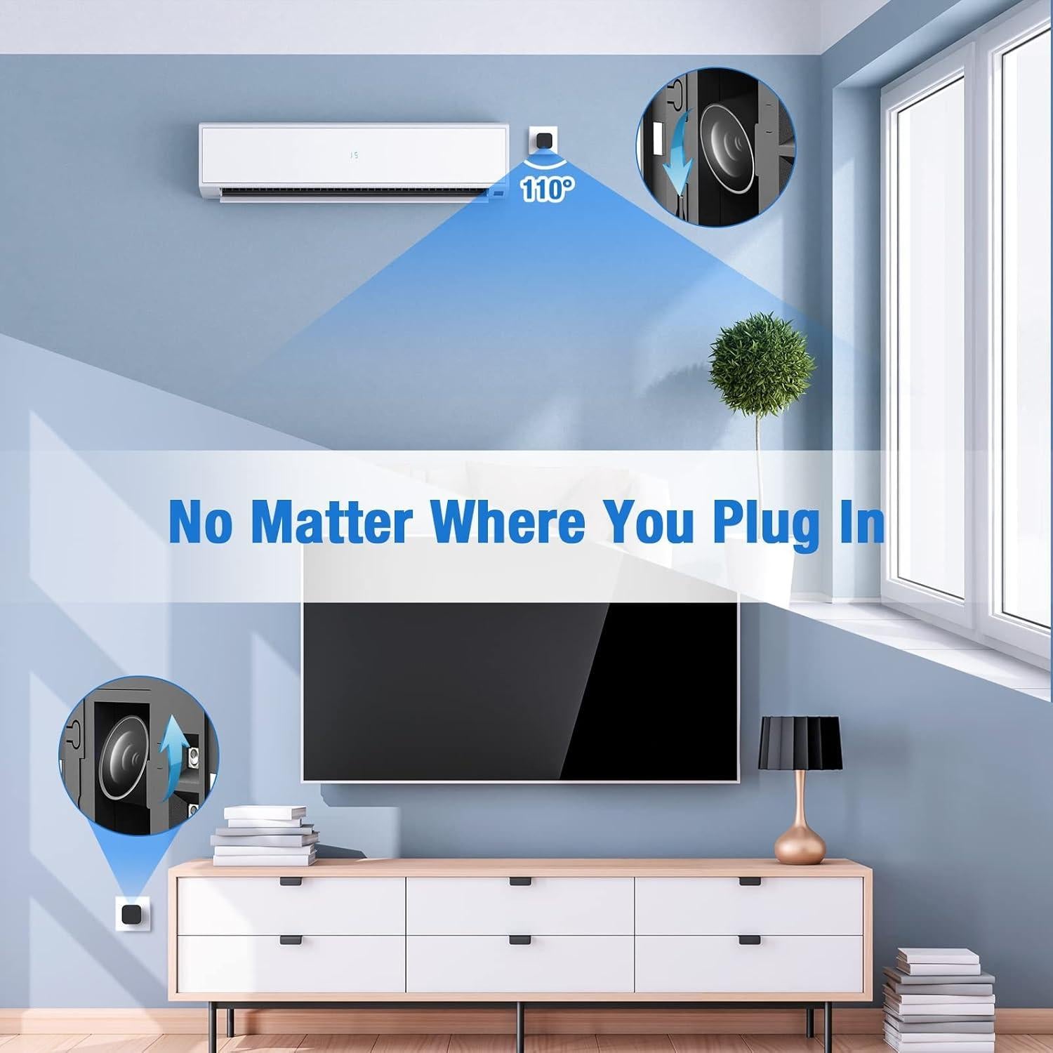 Cámara Oculta Cargador LIZVIE 1080p WiFi 2.4G Visión Nocturna