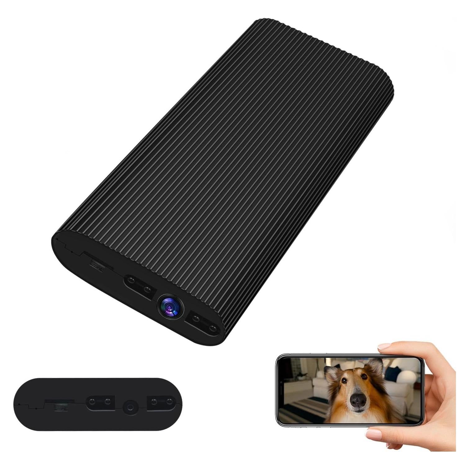Cámara de Seguridad HD 1080P Power Bank 5000mAh WiFi