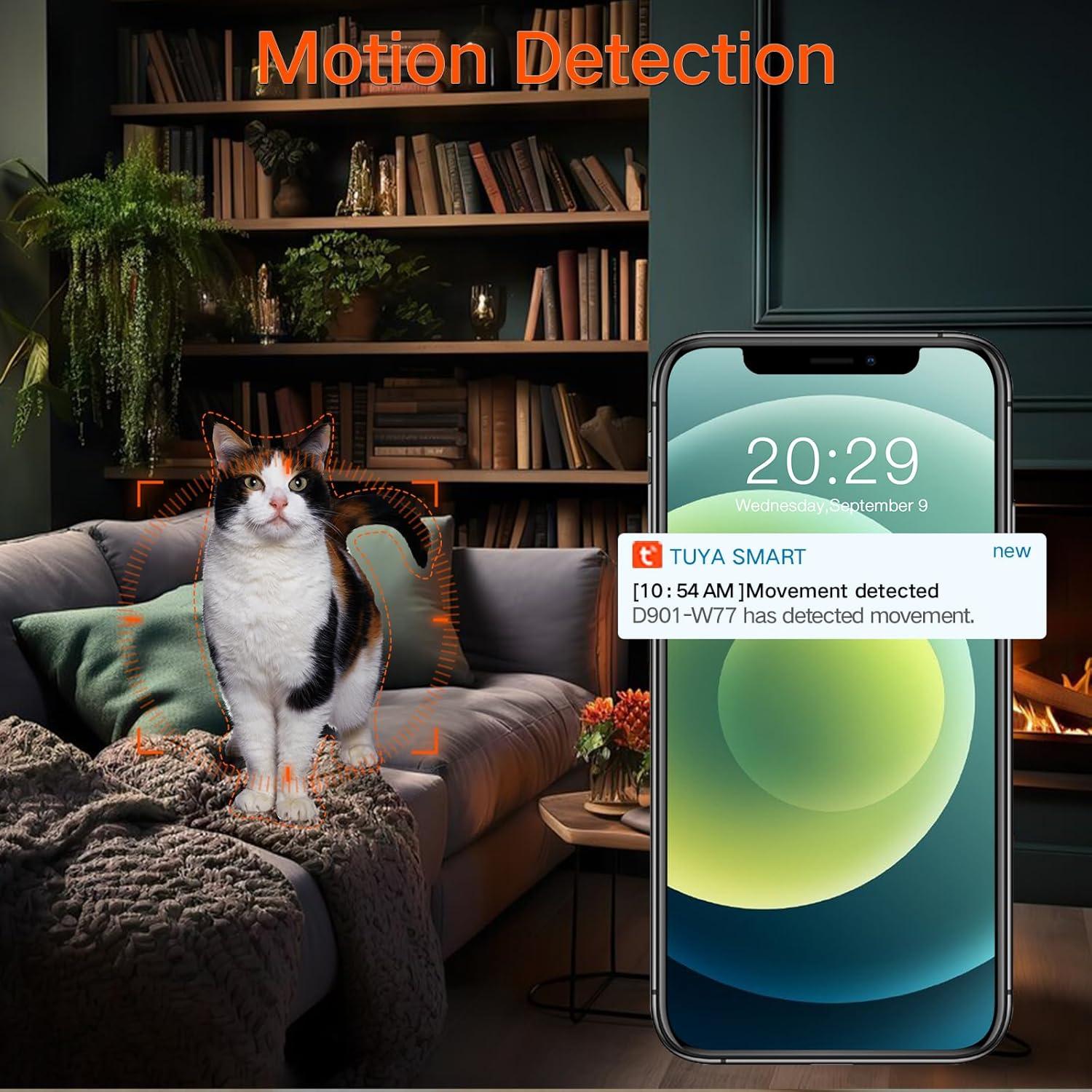 Cámara de Seguridad HD 1080P Power Bank 5000mAh WiFi