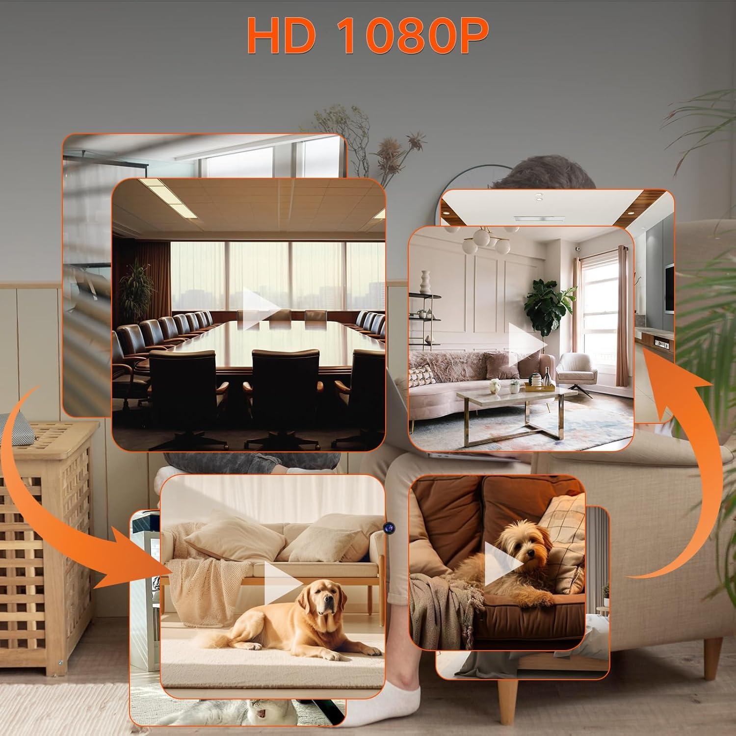 Cámara de Seguridad HD 1080P Power Bank 5000mAh WiFi