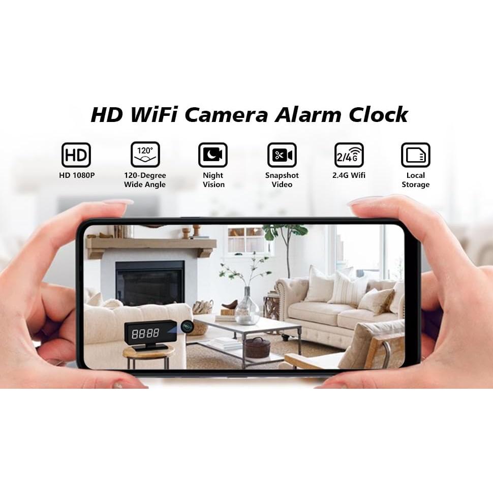 Cámara Oculta Ctetma B5 Full HD 4K WiFi Visión Nocturna