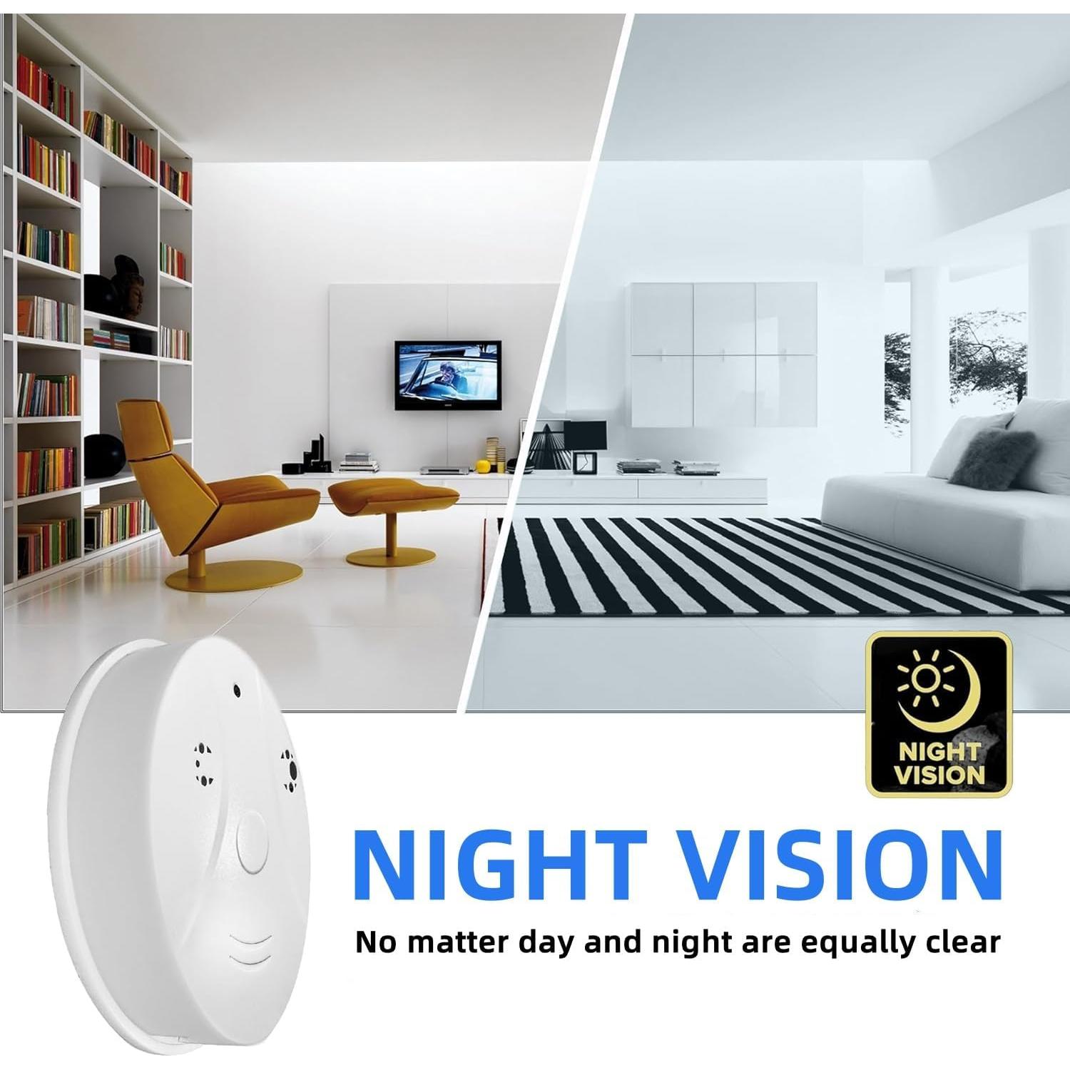 Cámara de Seguridad Oculta K12 1080P WiFi con Visión Nocturna