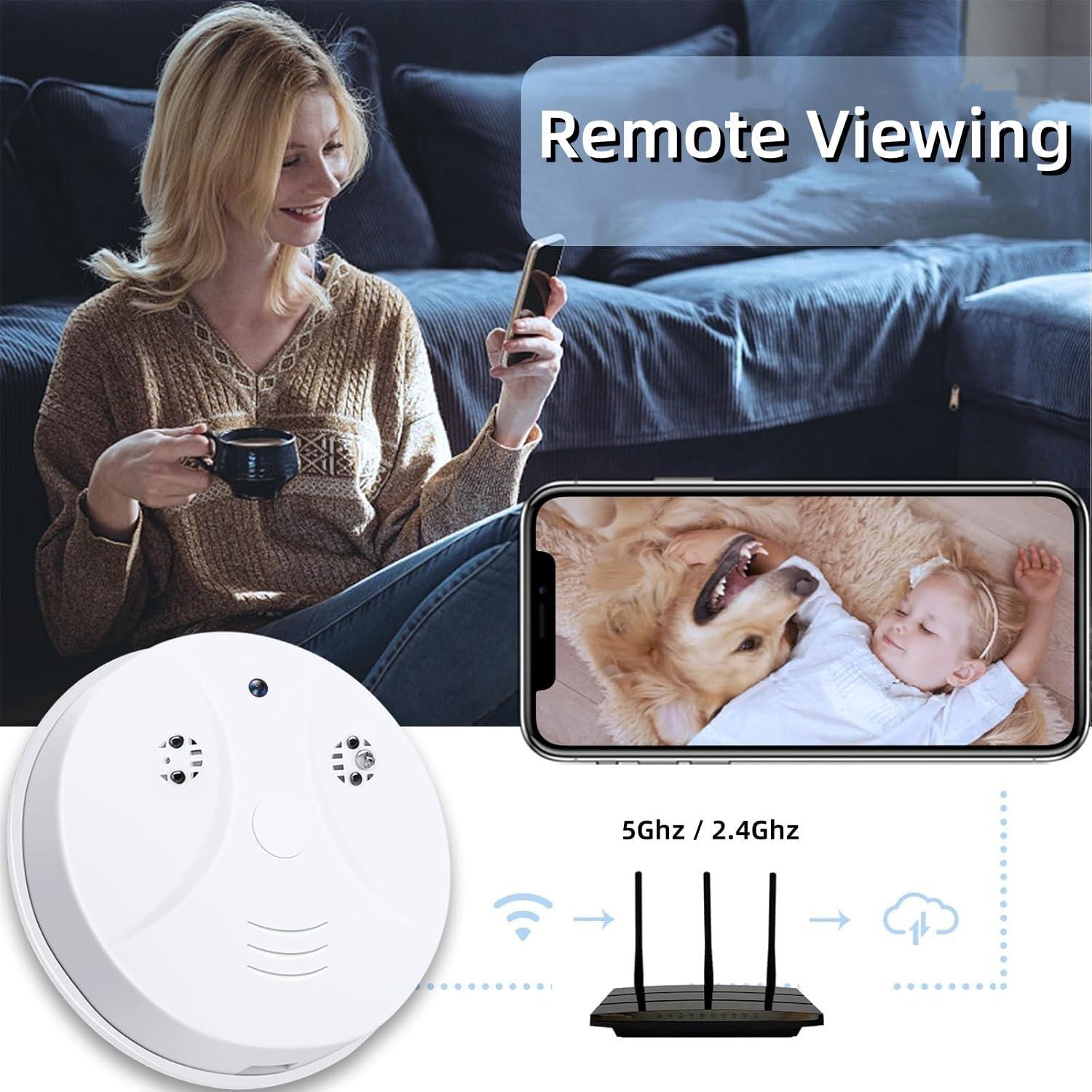 Cámara de Seguridad Oculta K12 1080P WiFi con Visión Nocturna