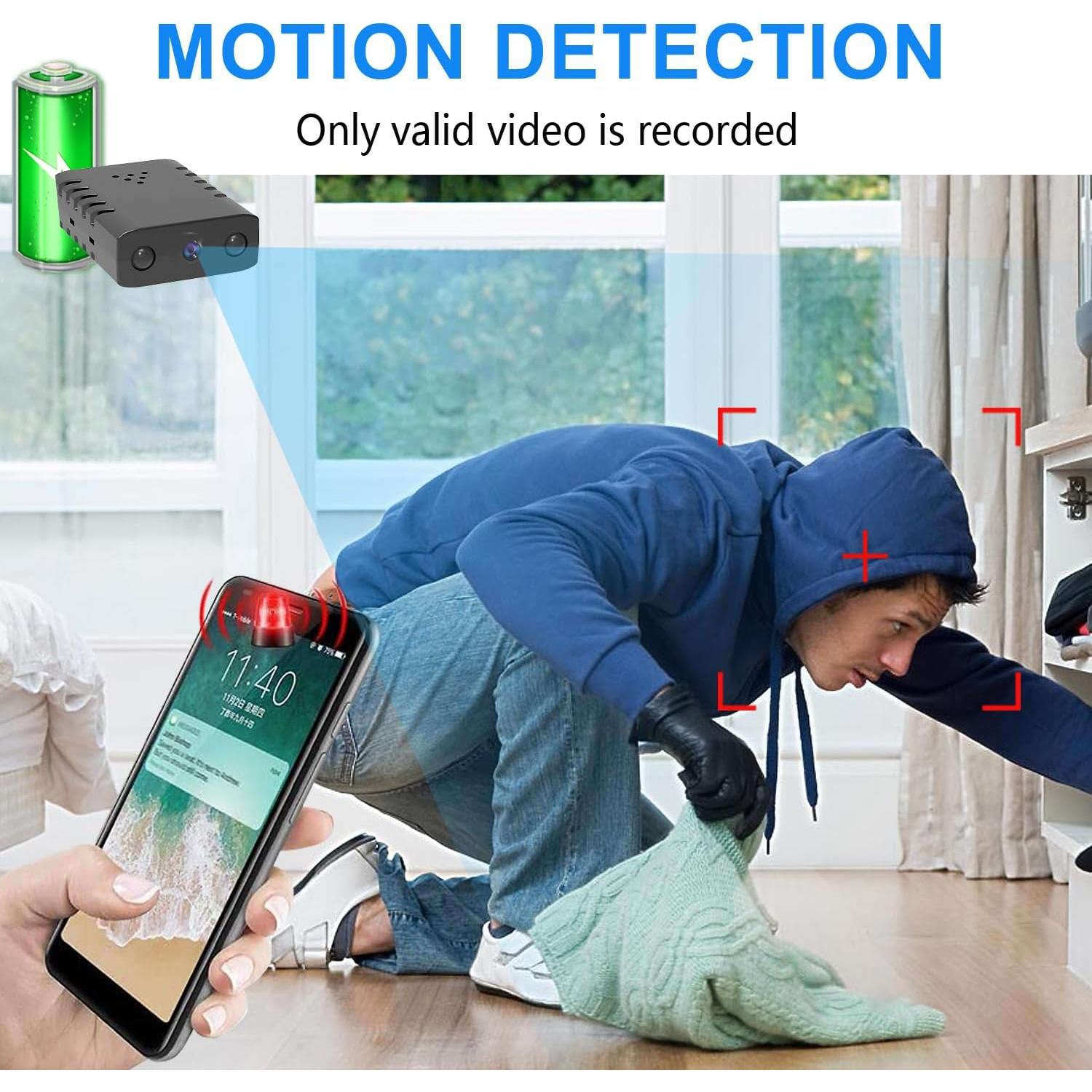 Cámara Inalámbrica MiniCamPro 64GB HD 1080P con Batería