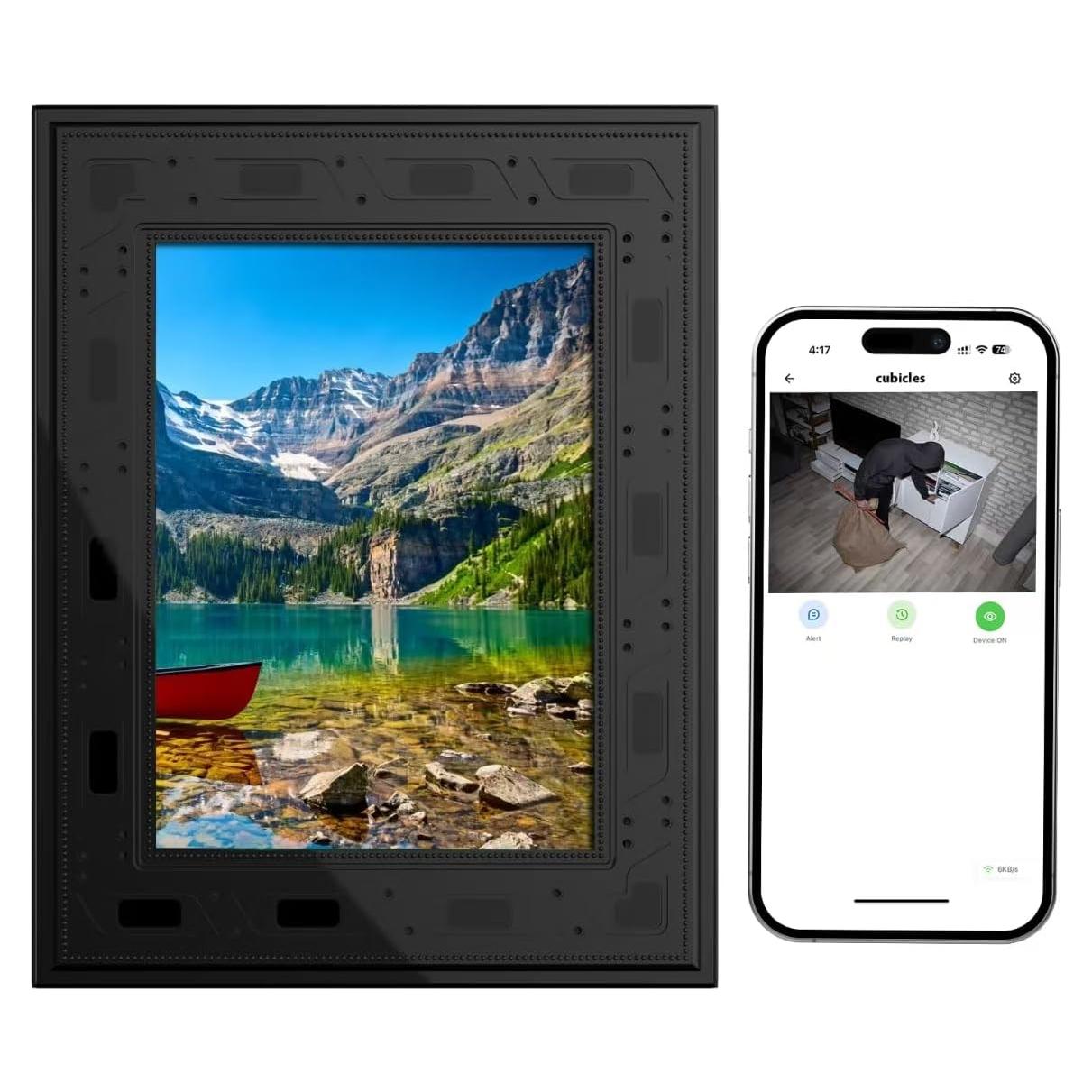 Cámara de Seguridad WiFi 1080P GIIRKUUU con Detección PIR