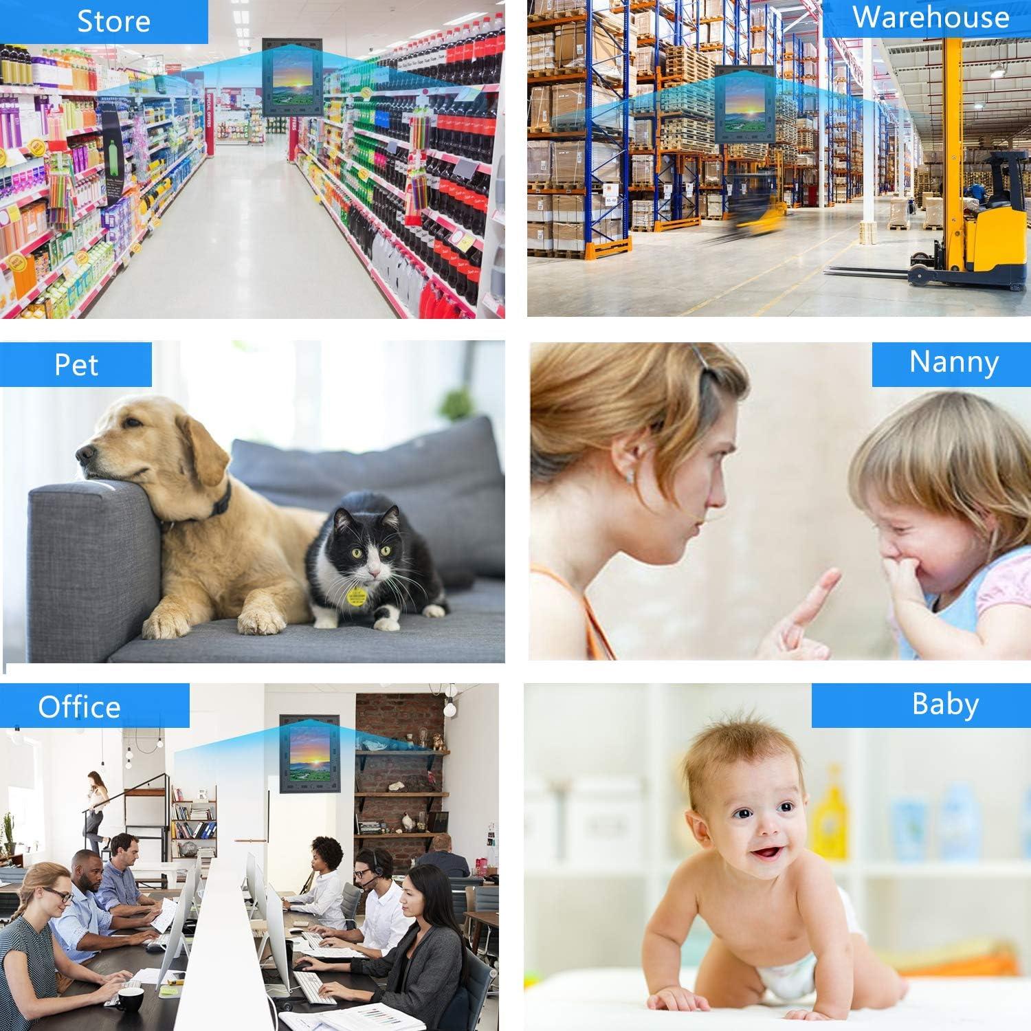 Cámara de Seguridad WiFi 1080P GIIRKUUU con Detección PIR