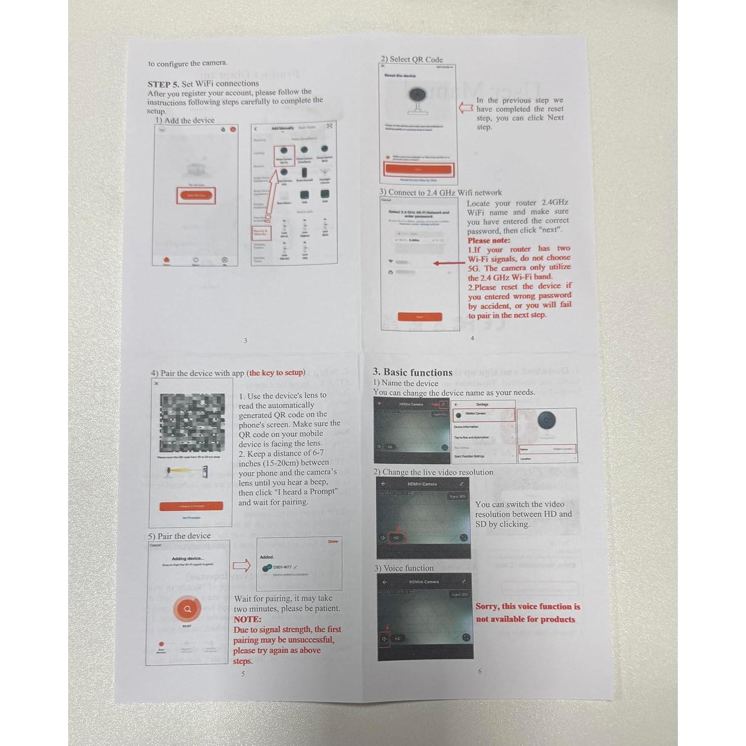 Cámara de Seguridad GXSSTO Nanny 1080P HD Detección Movimiento