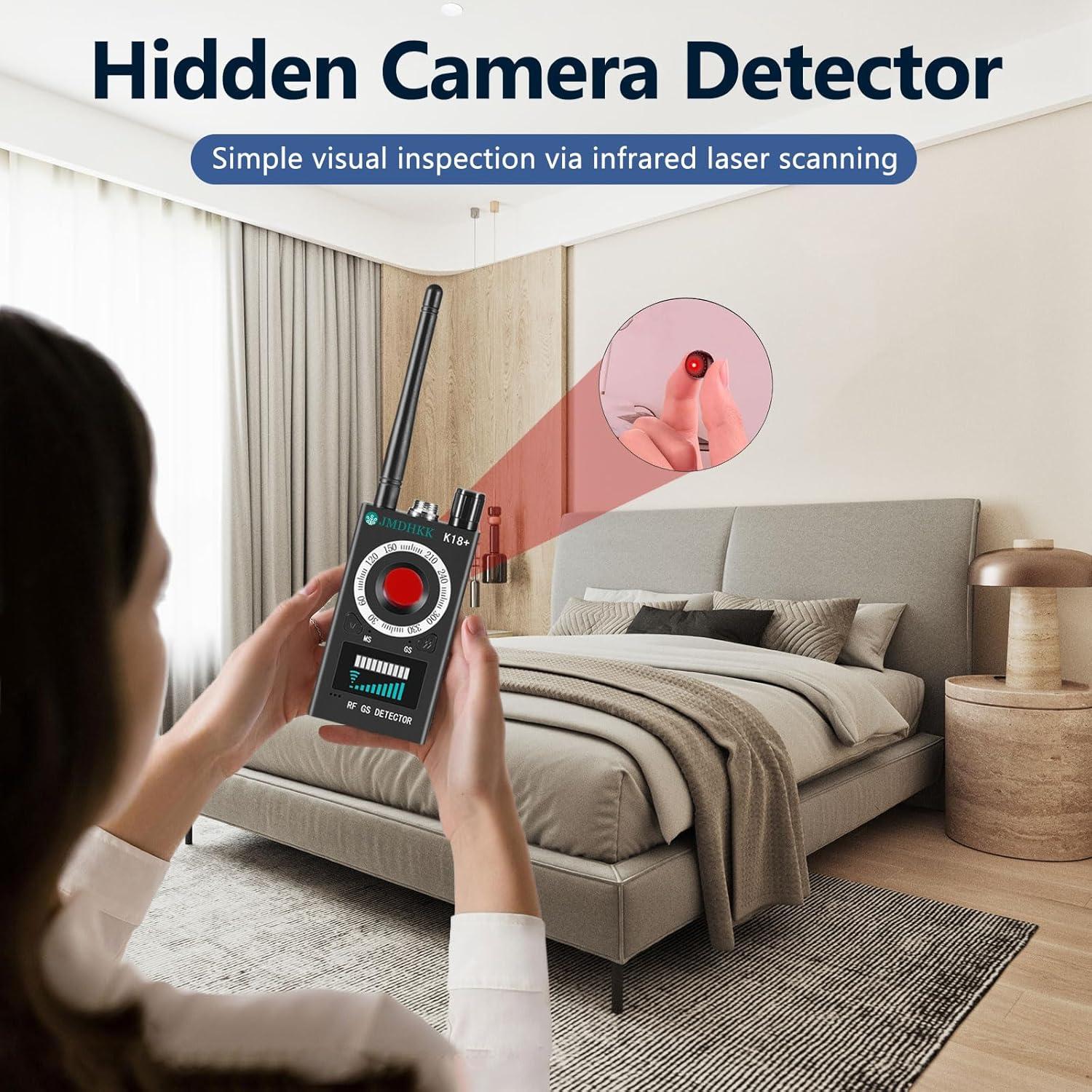 Detector de Cámara Oculta JMDHKK K18+ - Protección Privacidad