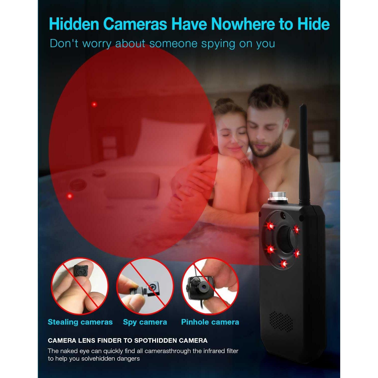 Detector de cámaras ocultas y dispositivos de escucha CountureMode