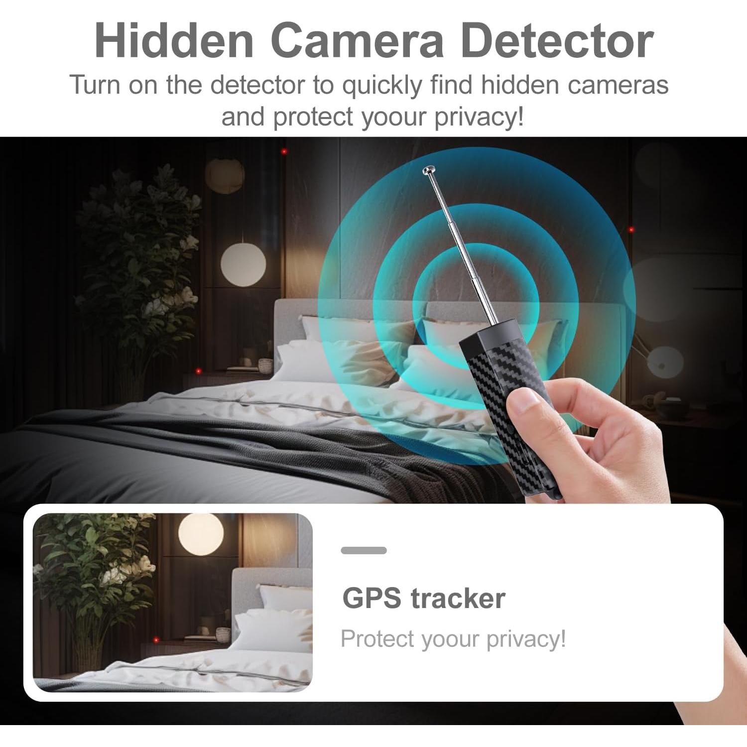 Detector de Cámaras Ocultas Zruyshdnk K18 Alta Sensibilidad