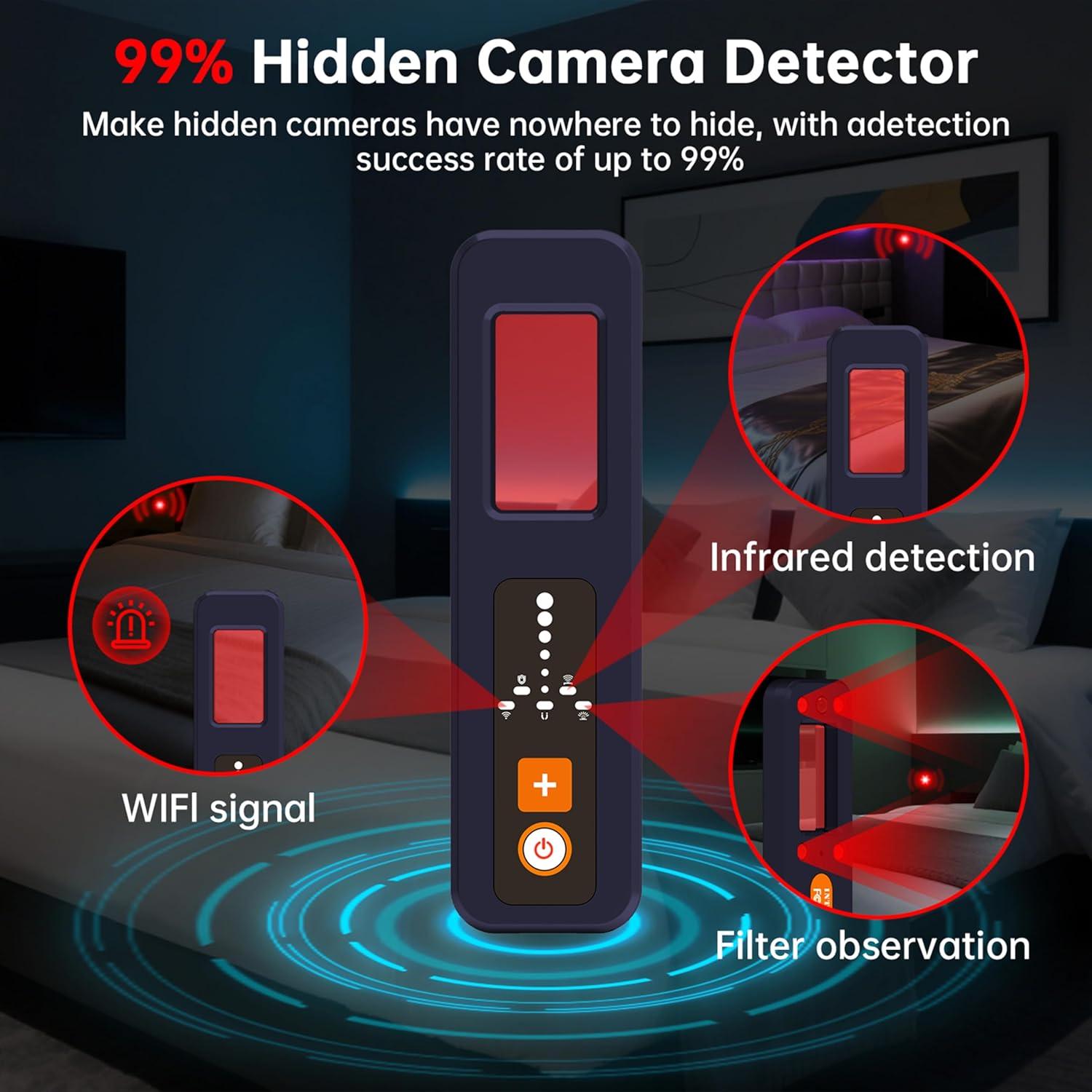 Detector de Cámaras Ocultas NENNEN NN-QT-K1 Portátil 30g