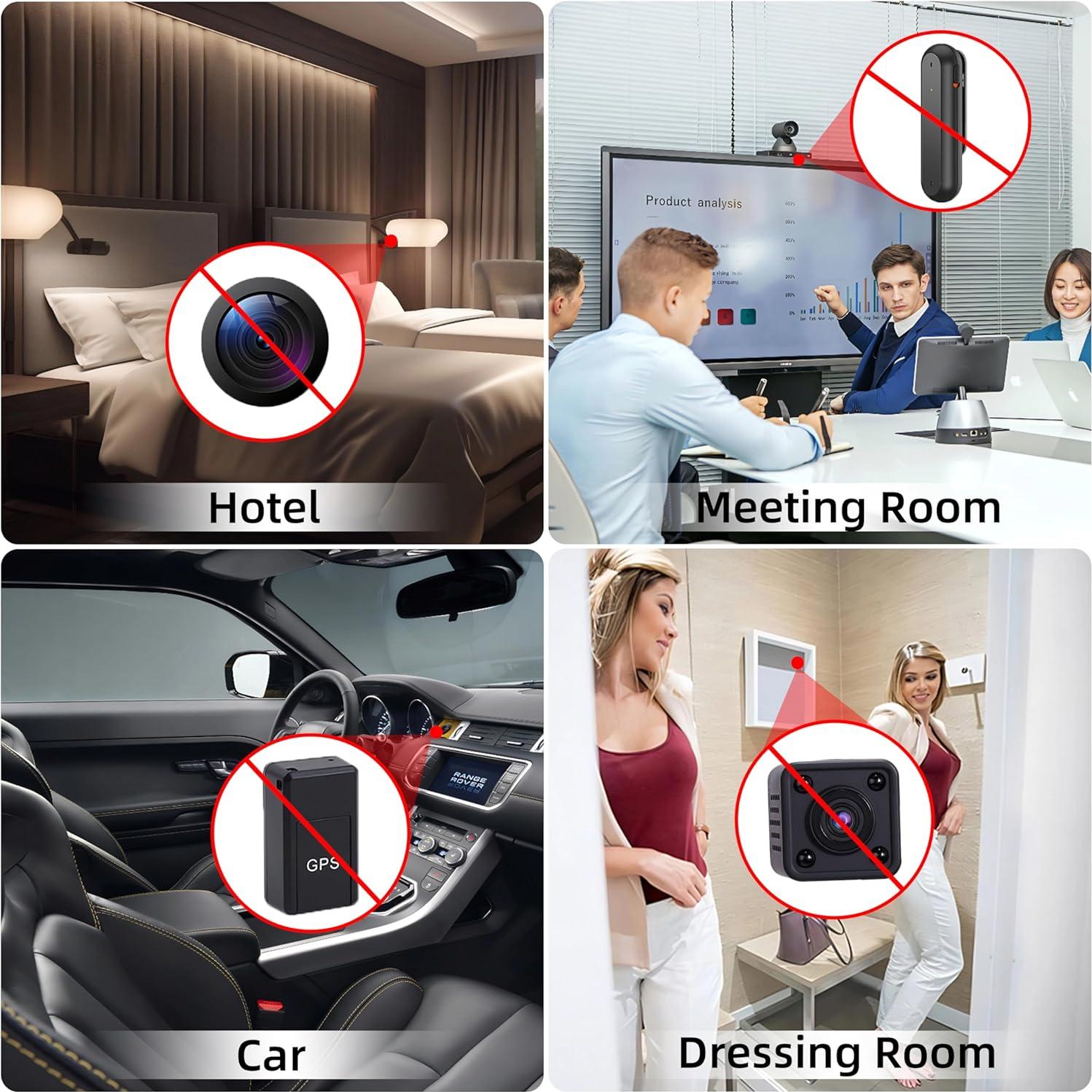 Detector de Cámaras Ocultas NENNEN NN-QT-K1 Portátil 30g