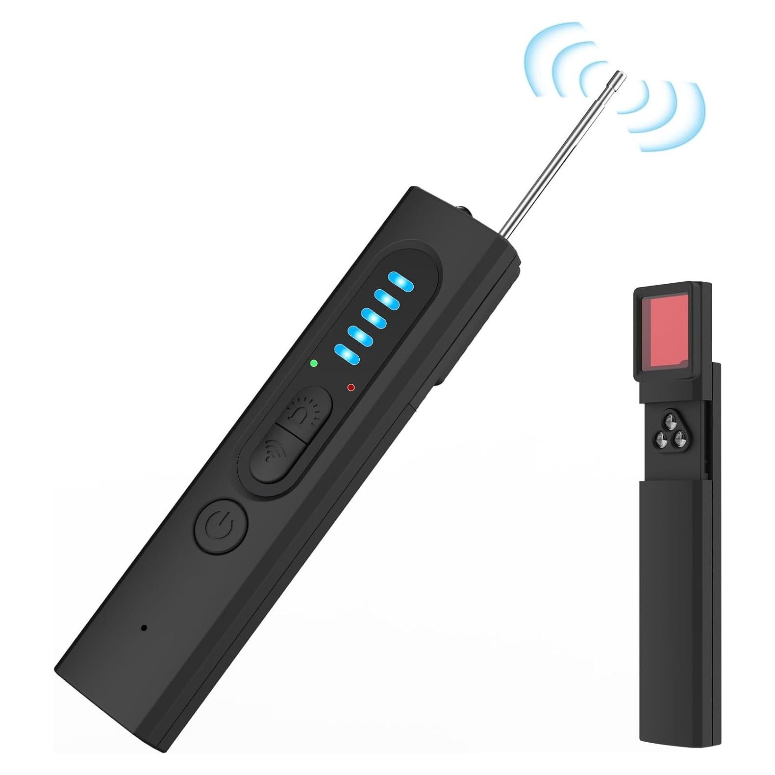 Detector de Cámaras Ocultas BEVECK LF-1, Anti Espía, 6 Niveles