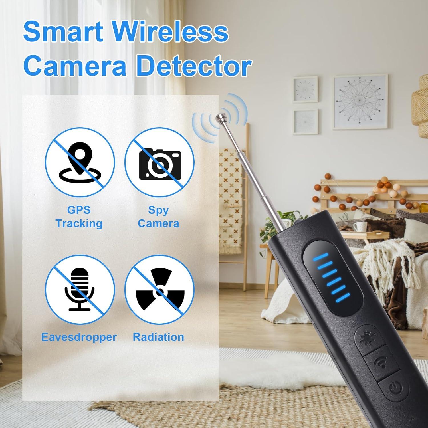 Detector de Cámara Oculta Mizuosre HCD-T15 Inalámbrico 5 Niveles